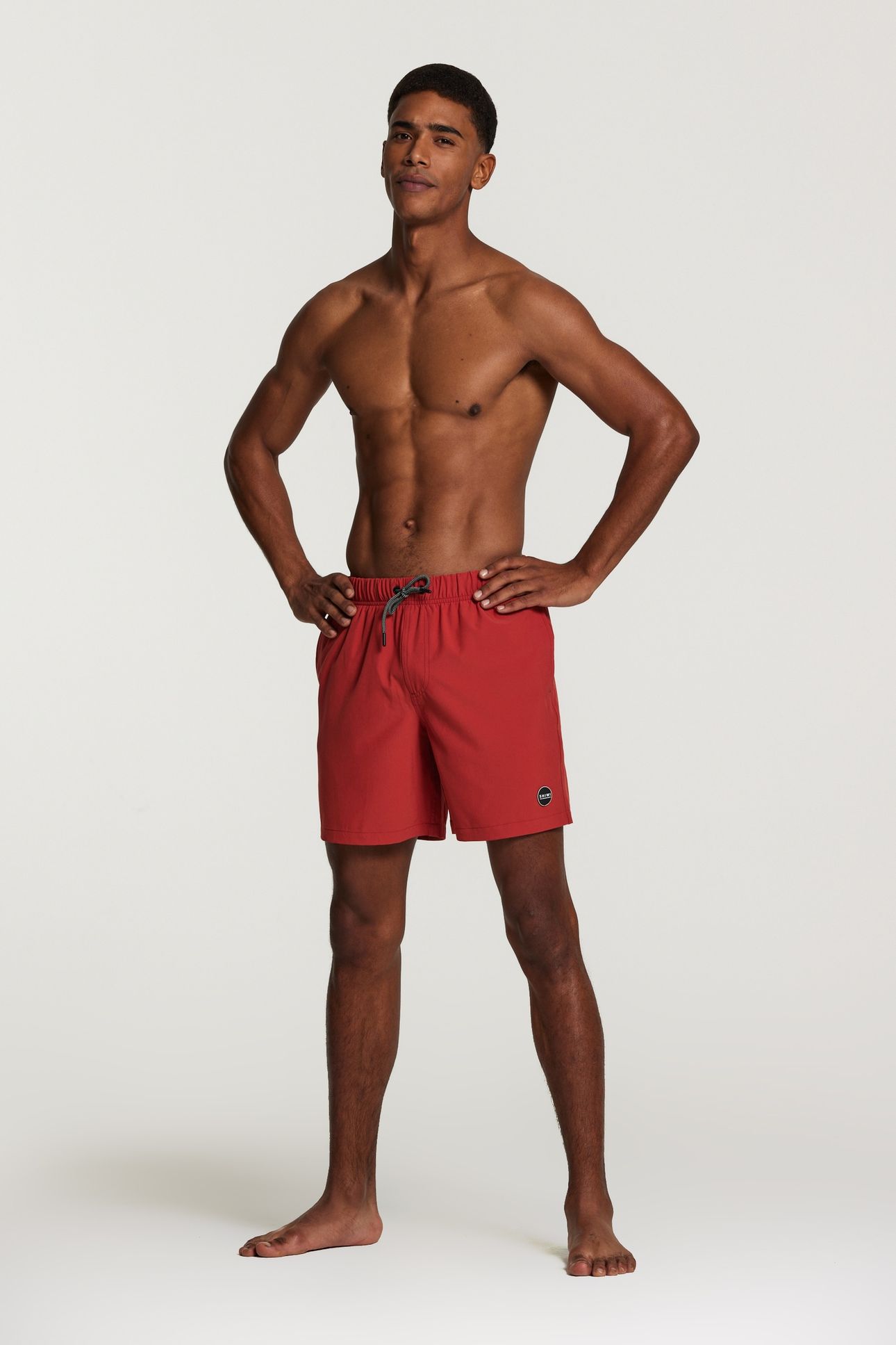 SWIMSHORT EASY MIKE SOLID TANDORI SPICE BROWN 3