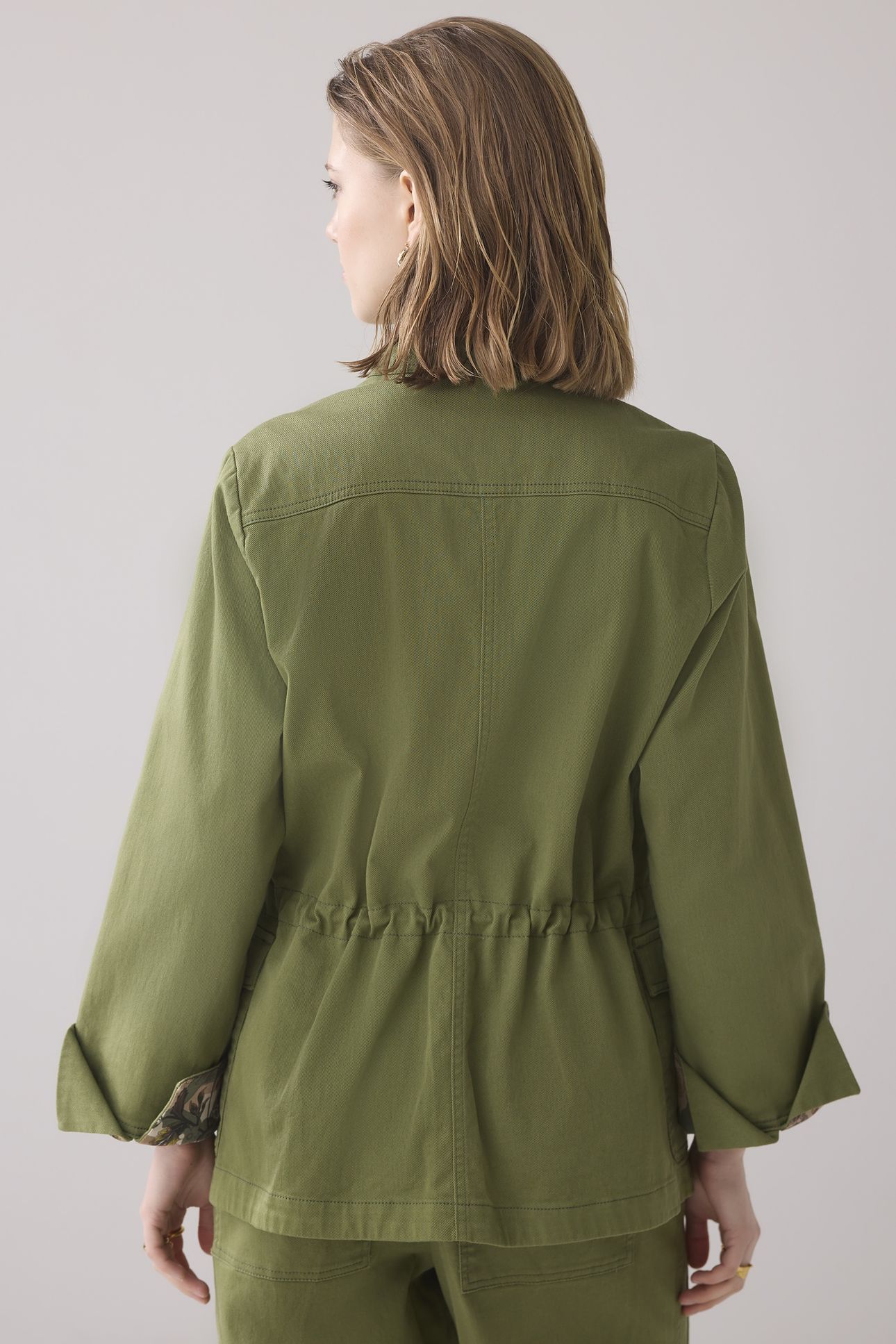 JACKET COTTON STRETCH COMBAT GREEN 3