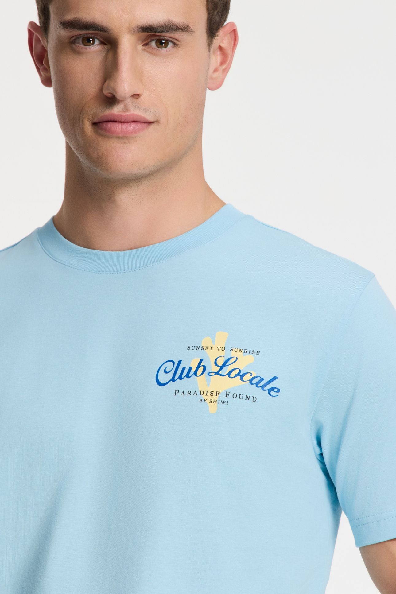 LIAM REGULAR T-SHIRT PARADISE BLUE SKY 7