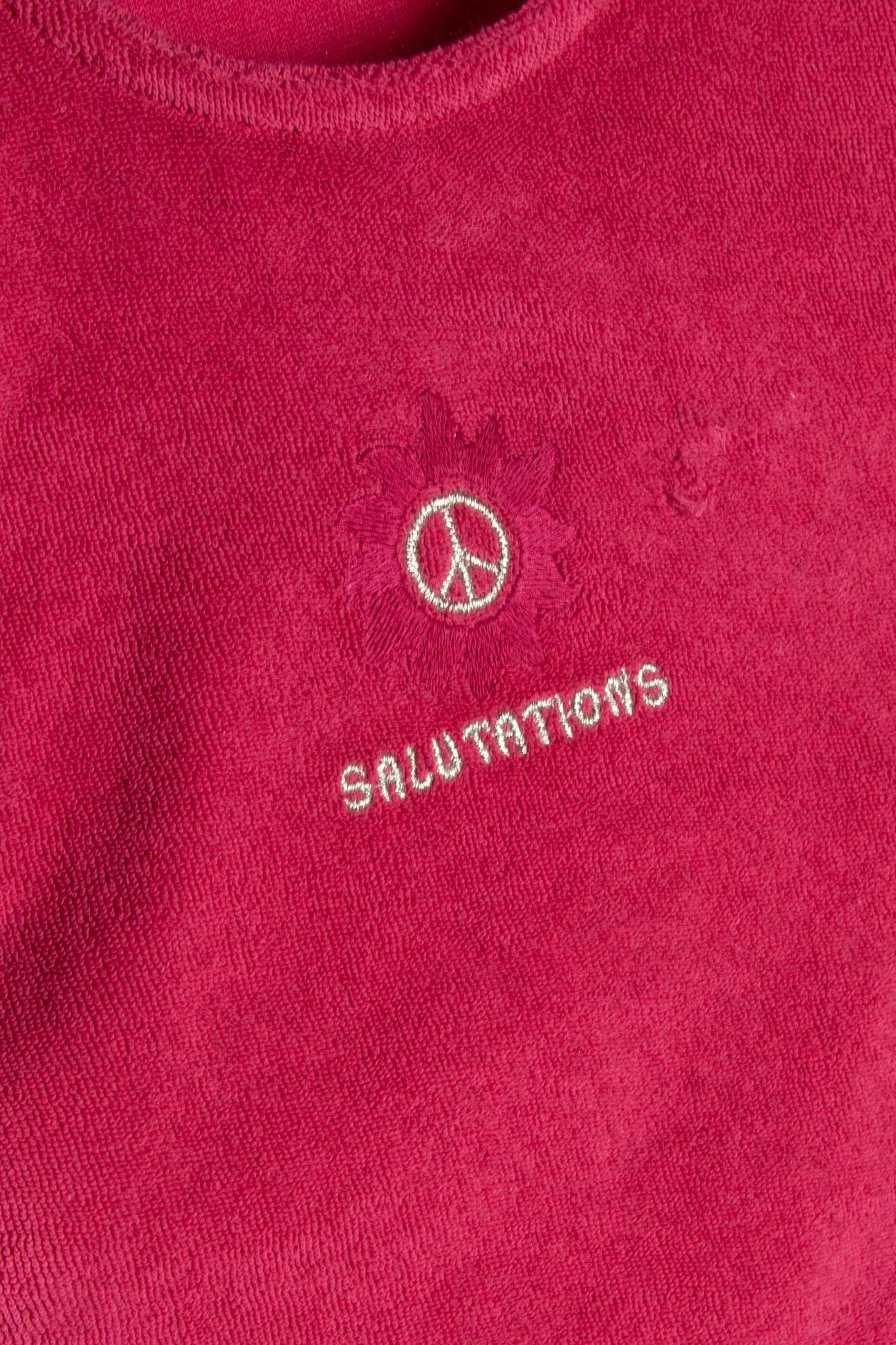 PINK TERRYCLOTH SHORTS AND T-SHIRT SET 3