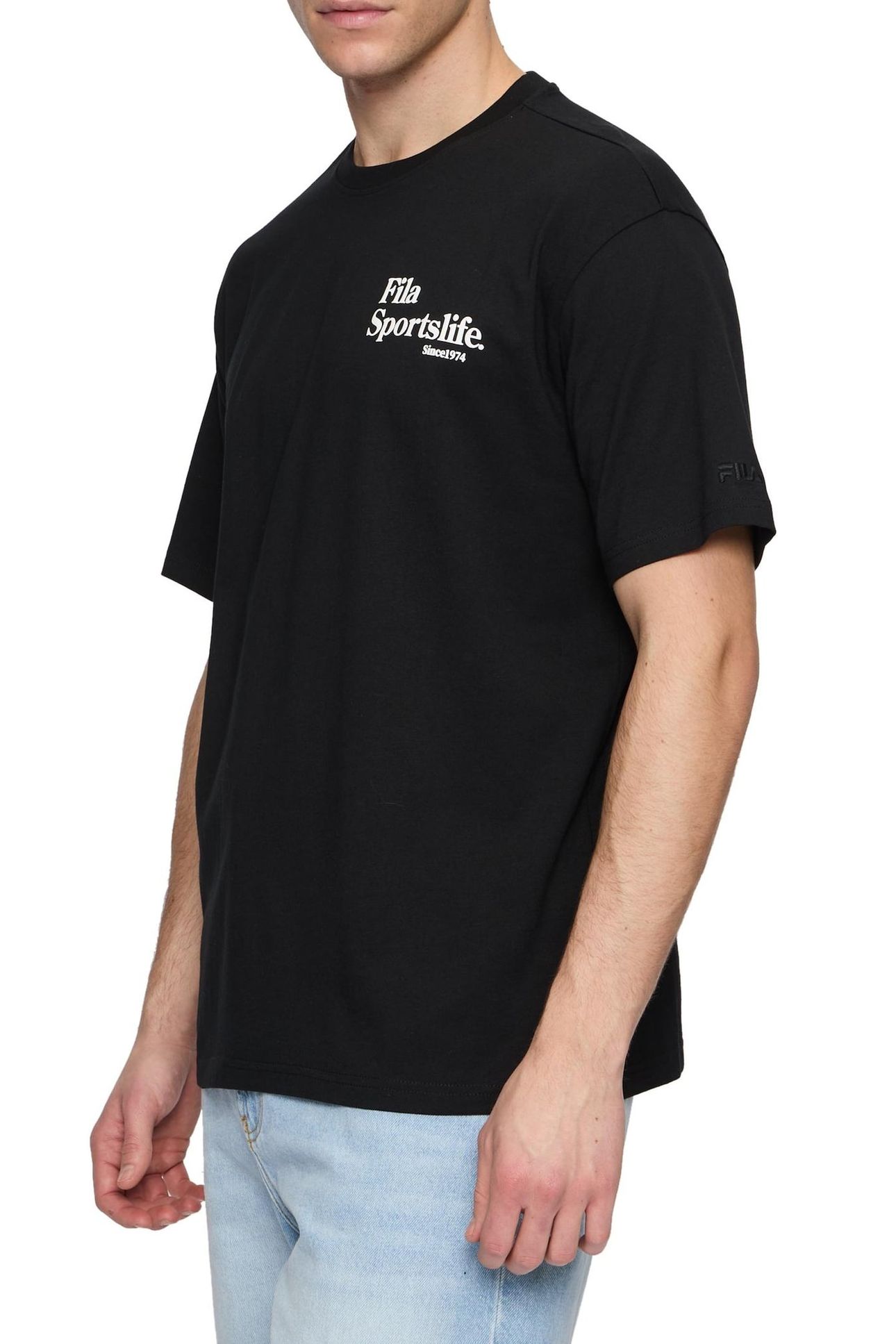 LENS LOOSE TEE BLACK 1