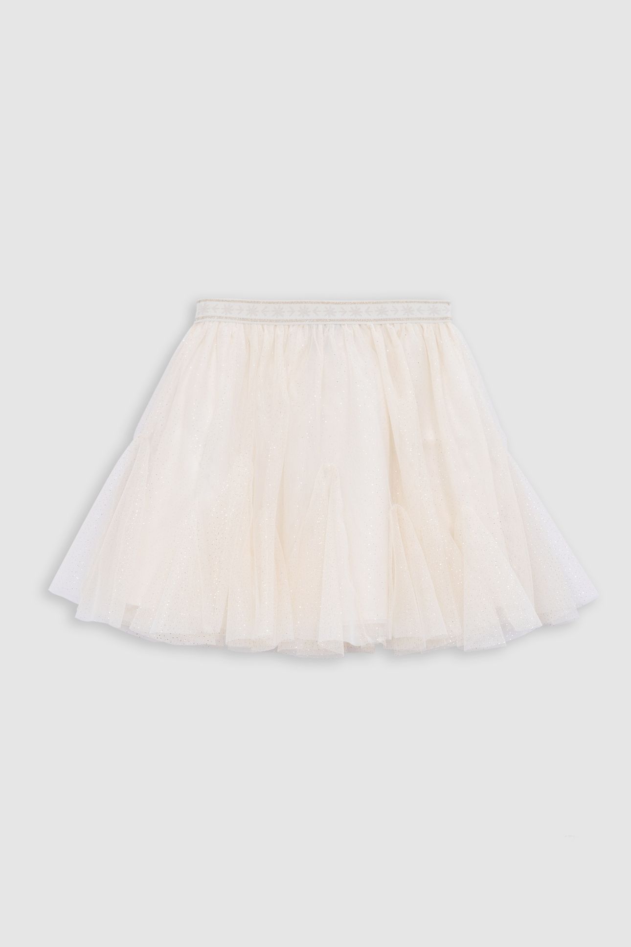 SEQUINED ECRU TUTU SKIRT 2