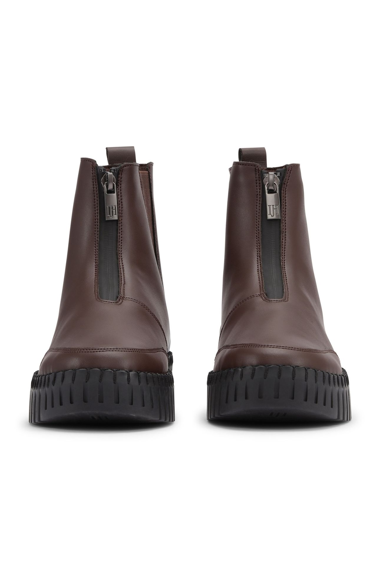 SHOES TULIP6372 BROWN BLACK 4