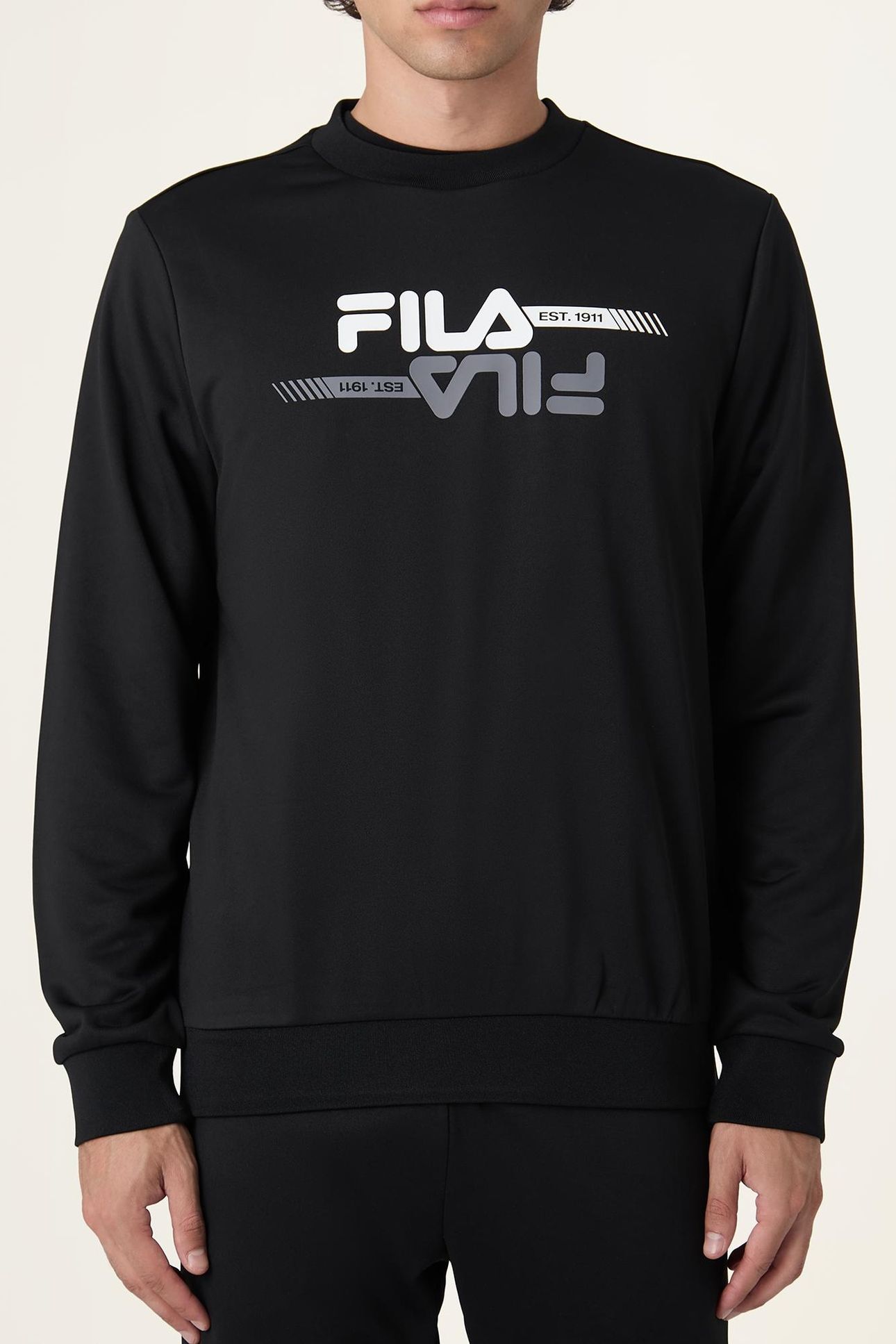 MANTA REGULAR GRAPHIC SWEATSHIRT BLACK 1