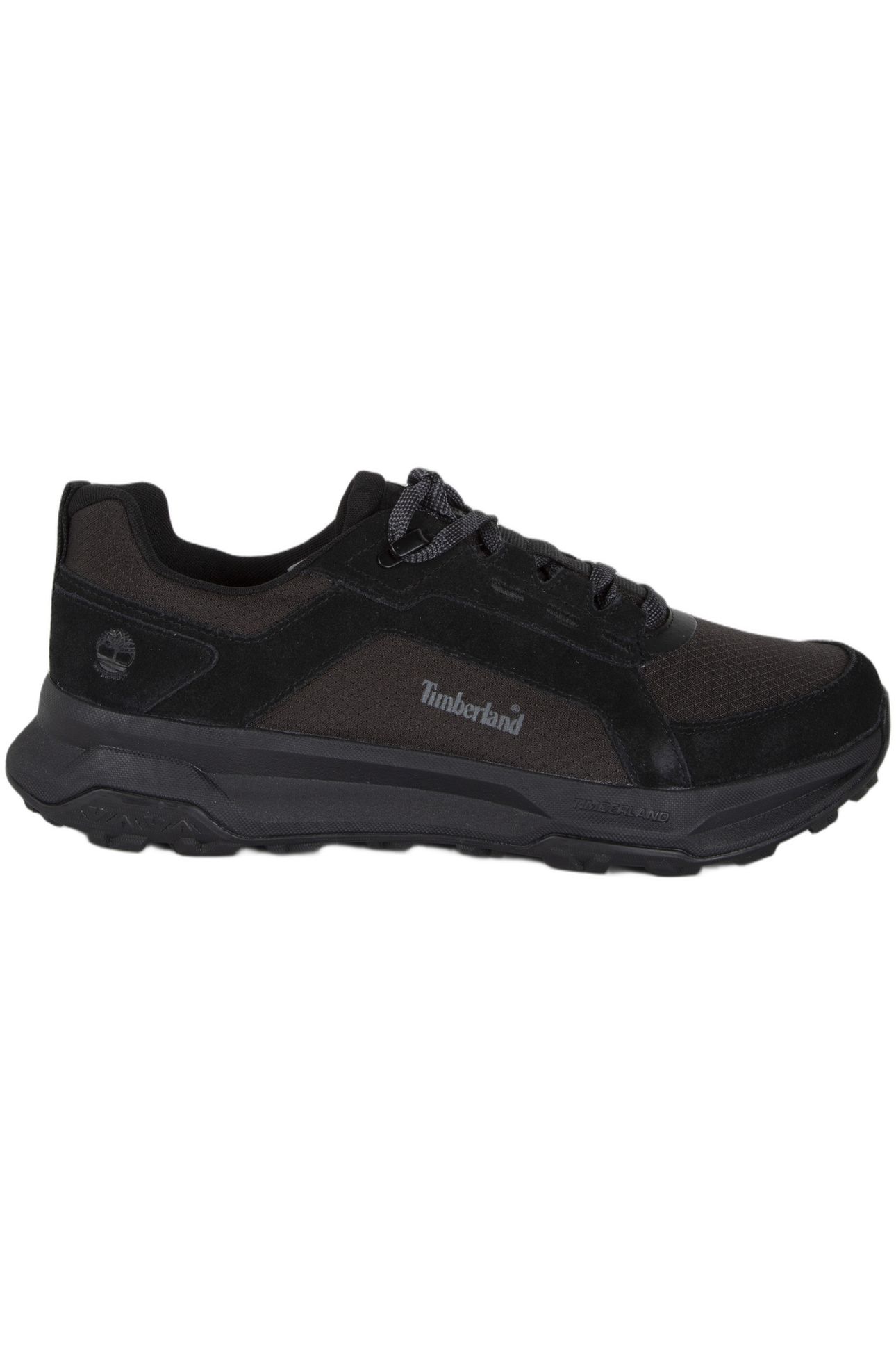 MOTION LEDGE LOW LACE UP WATERPROOF SNEAKER BLACK SUEDE 1