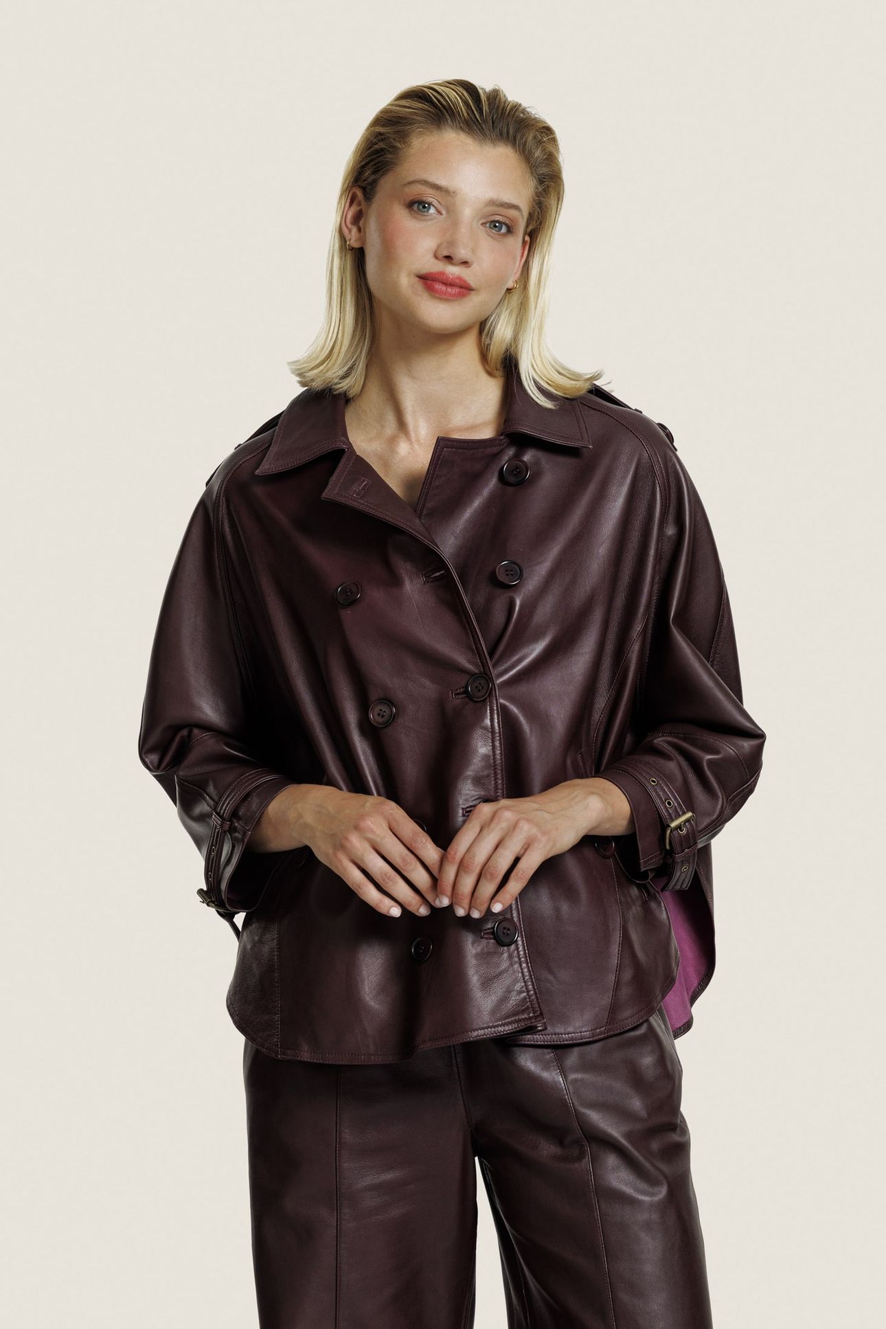 BIBI BLOUSE BURGUNDY 3