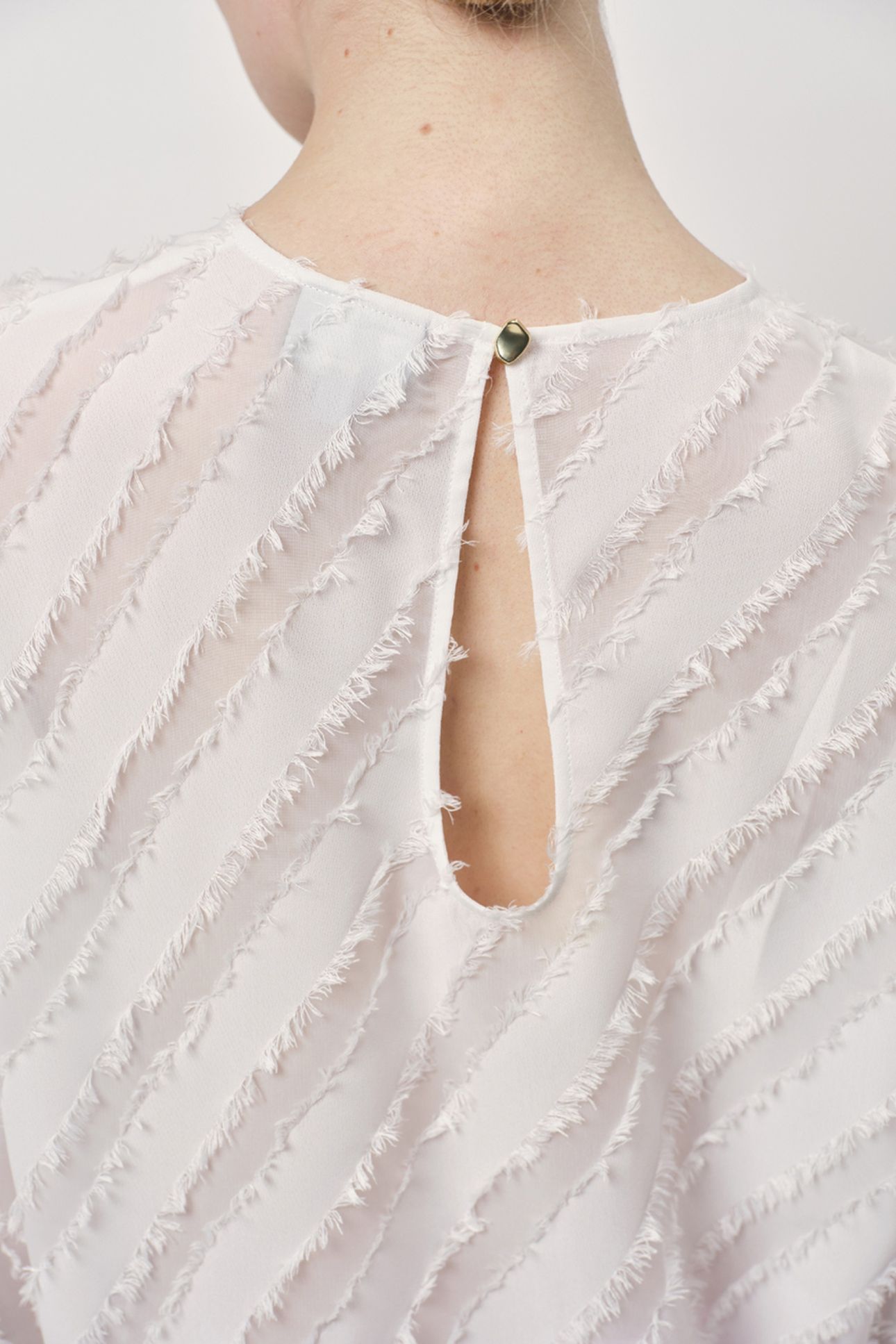 GIANA BALLOON SLEEVE TOP MILK WHITE 7