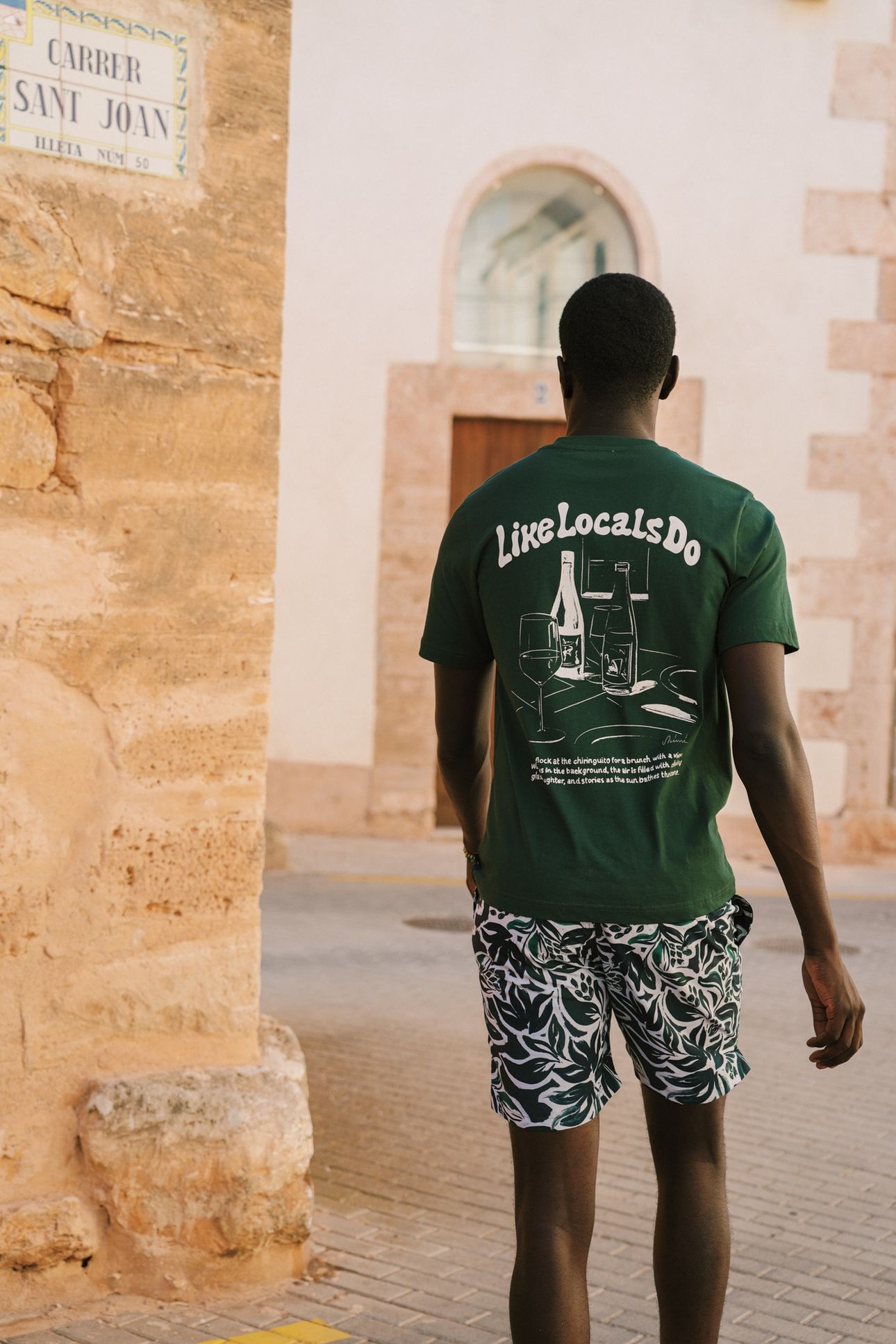 LIAM REGULAR T-SHIRT LIKE LOCALS DO GREEN LEAF 5