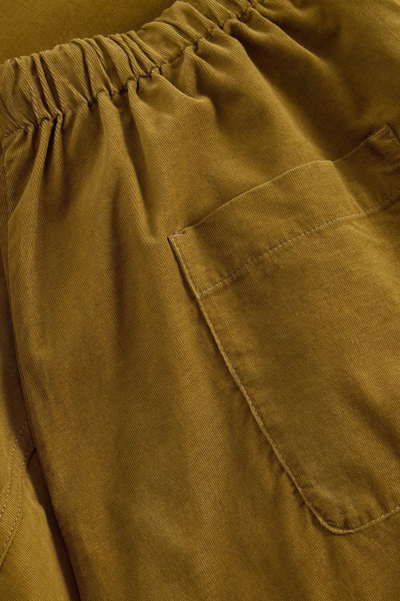 TILLY CORD MIDI SKIRT KHAKI GREEN 4