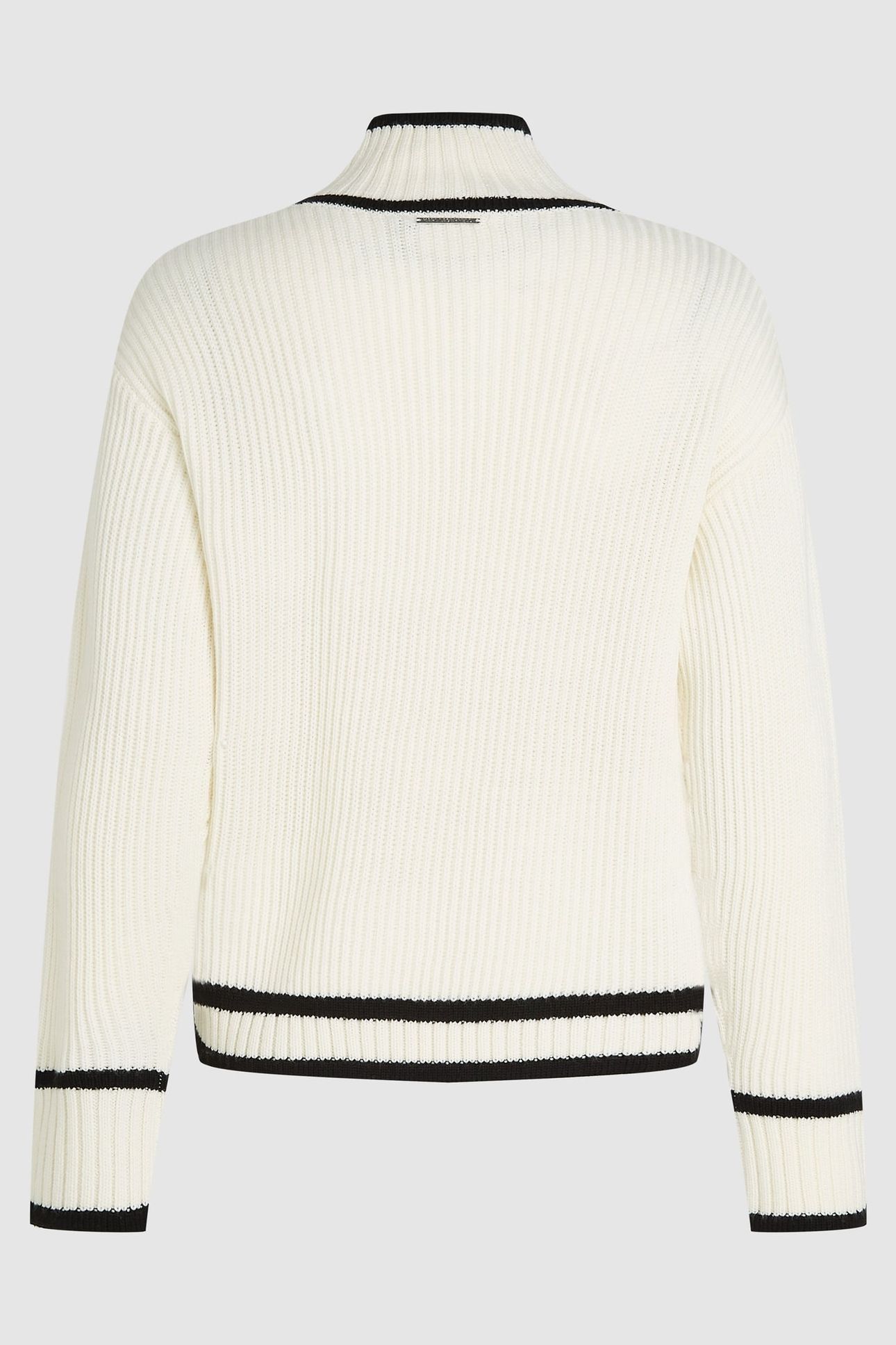 WHITE SOUTACHE AUTOGRAPH KNIT 5