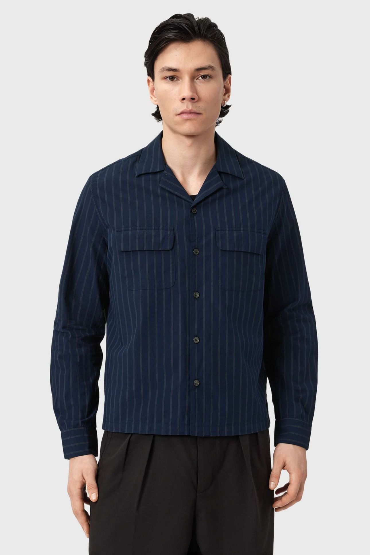 STANLEY LS SHIRT NAVY BLUE 1