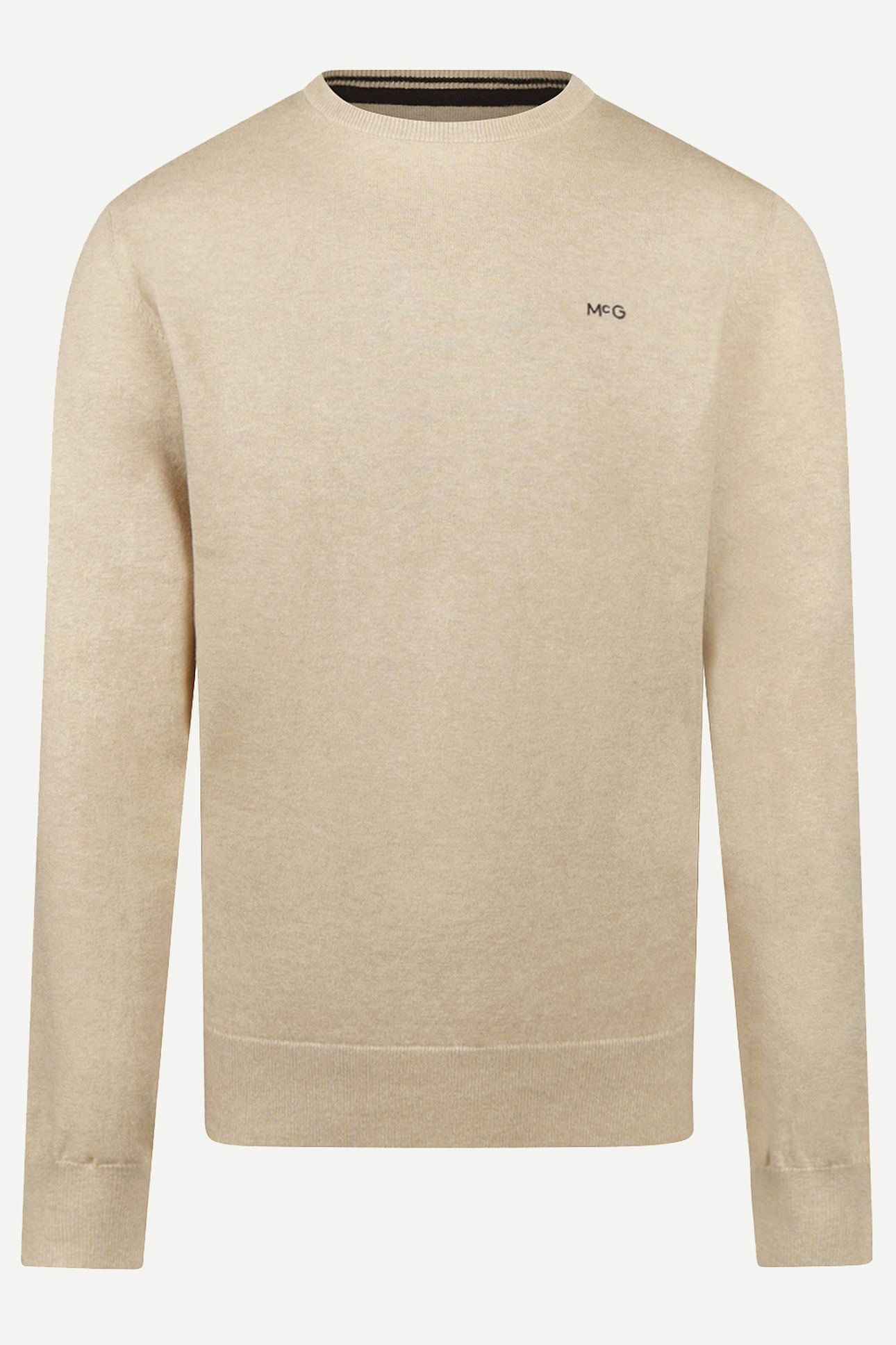 C-NECK SWEATER SAND 2