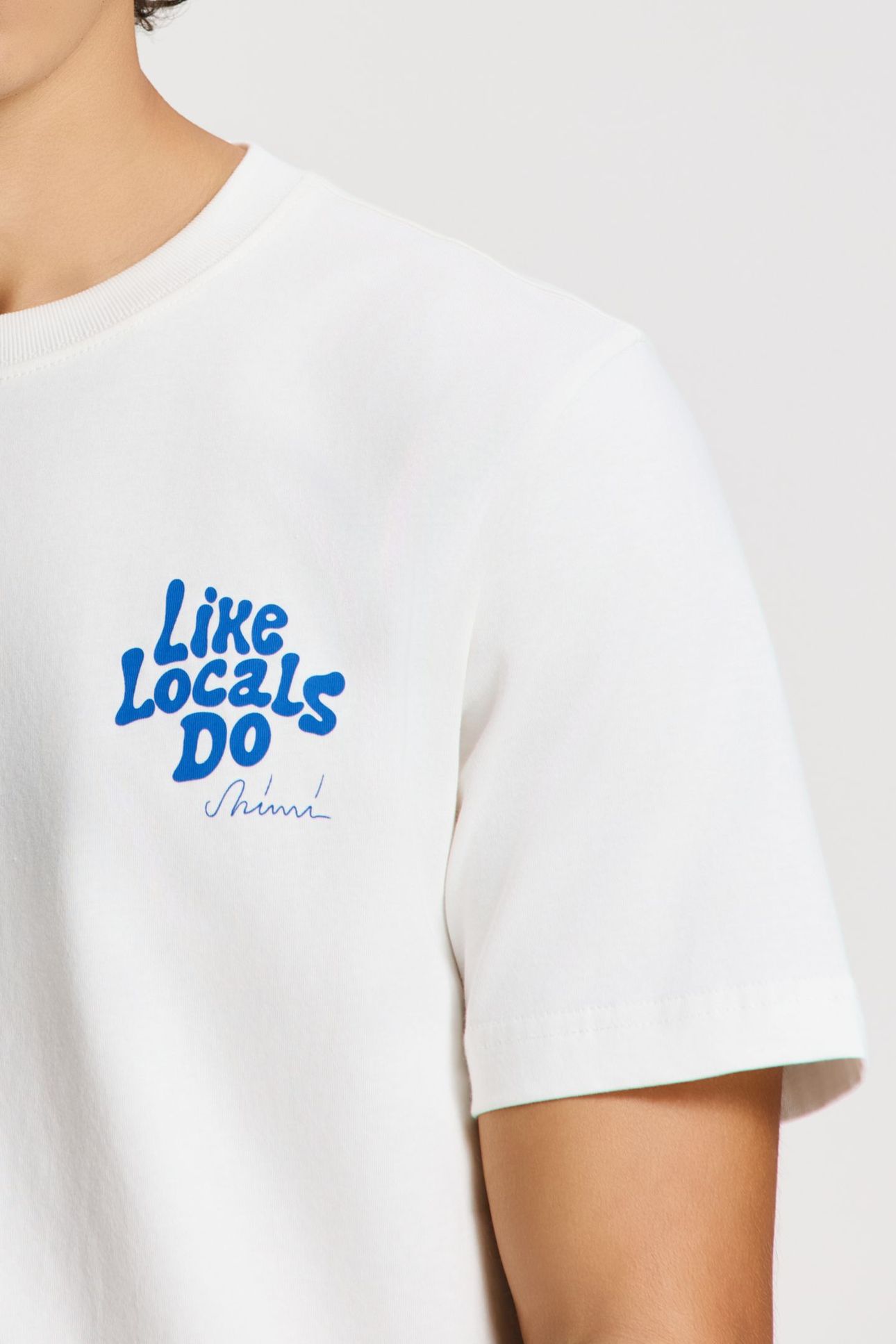 LIAM REGULAR T-SHIRT LIKE LOCALS DO WHITE 8