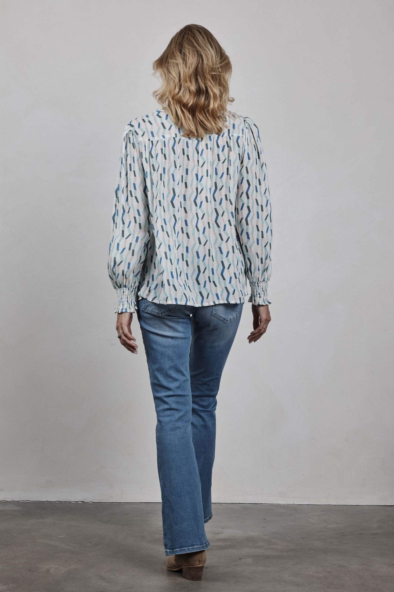BLOUSE VIENNA OFFWHITE IMPERIAL PRINT 4