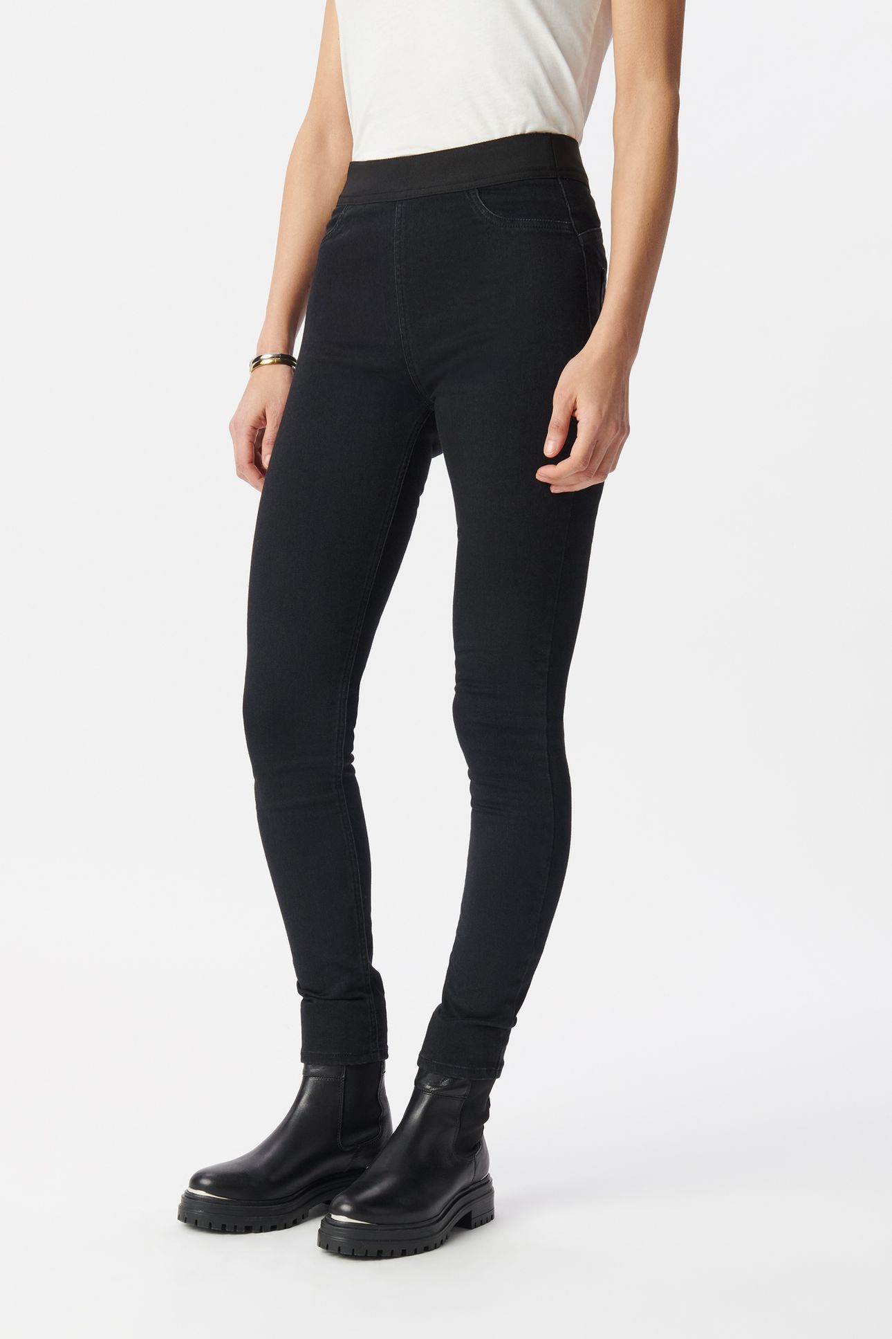 7/8TH POWERSTRETCH BLACK JEGGING JEANS 5
