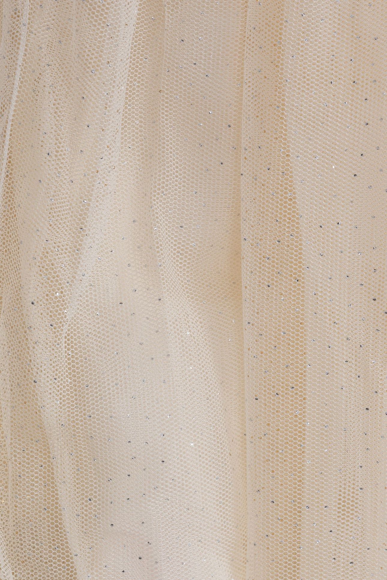 TWO-MATERIAL EMBROIDERED ECRU TUTU DRESS 8