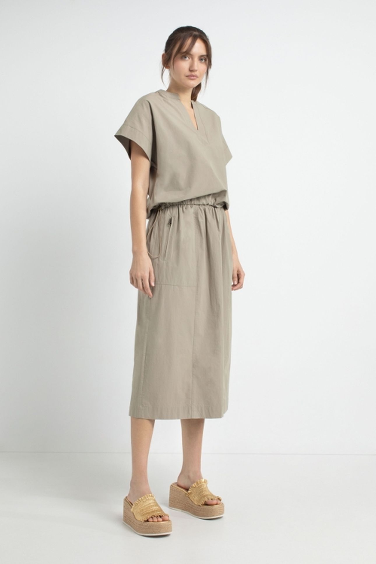 JUNE BLOUSE LIGHT OLIVE 2