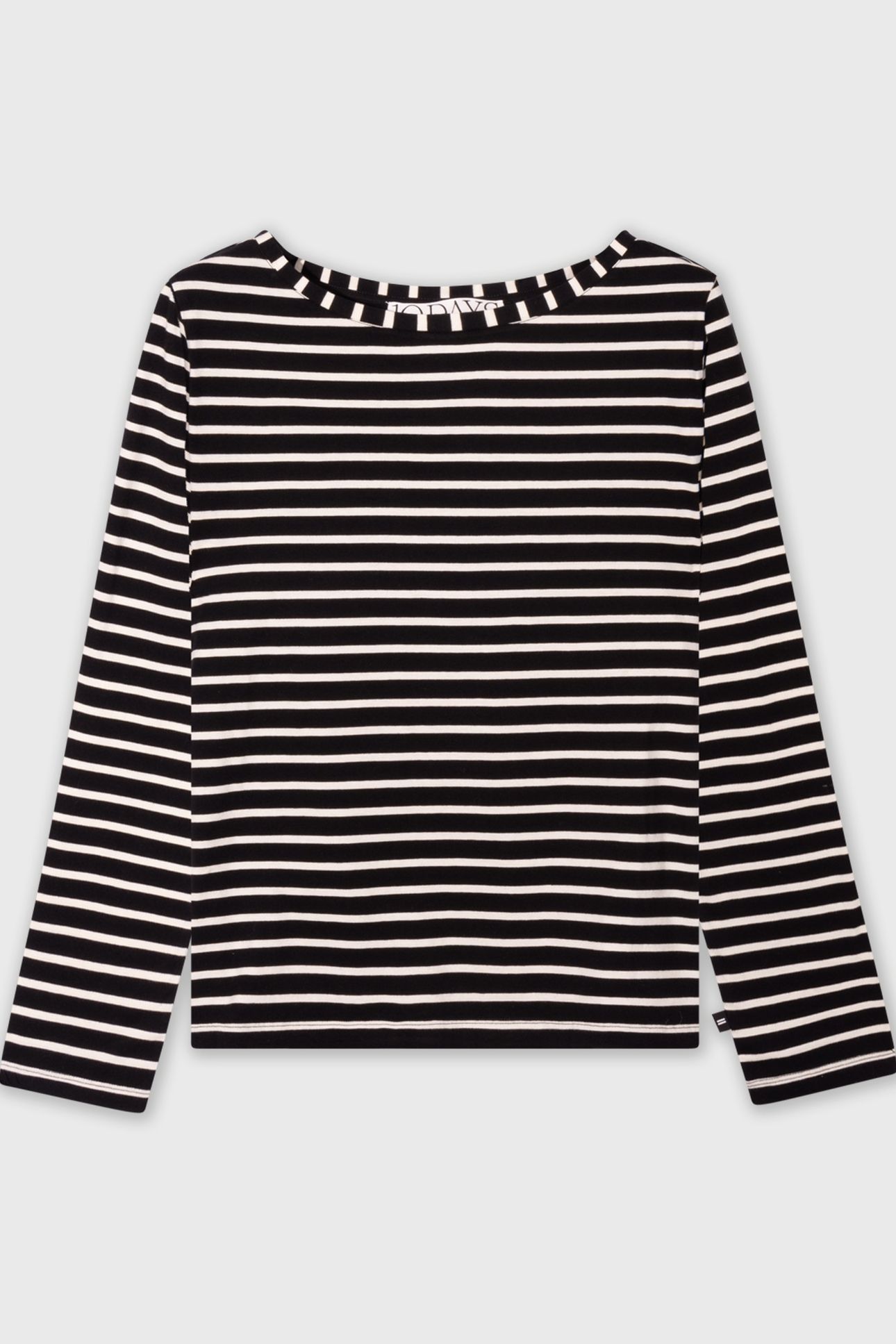 THE LONG SLEEVE TEE STRIPES BLACK/WHITE 4