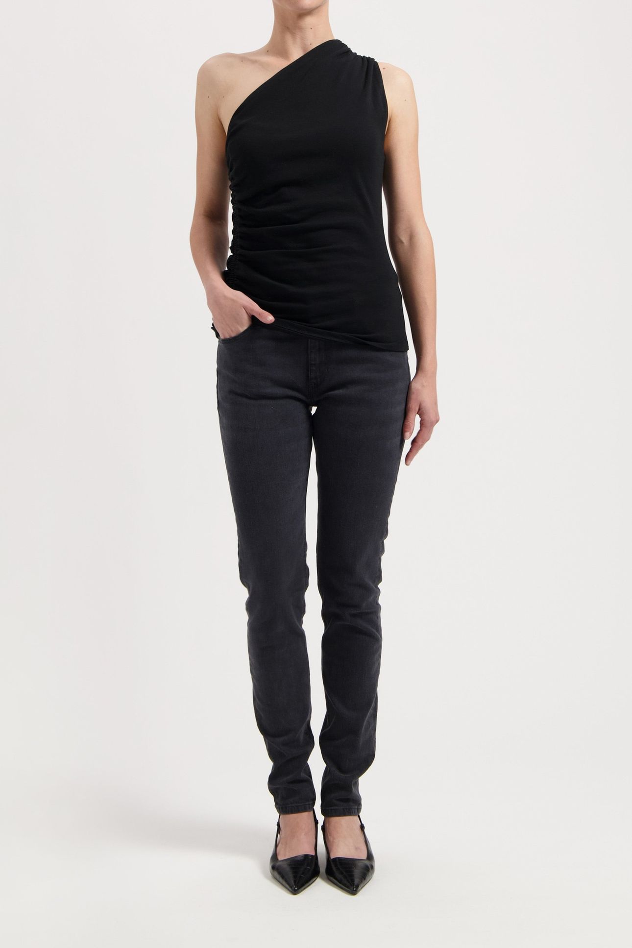 SKYLER MID SKINNY AUTHENTIC BLACK 2