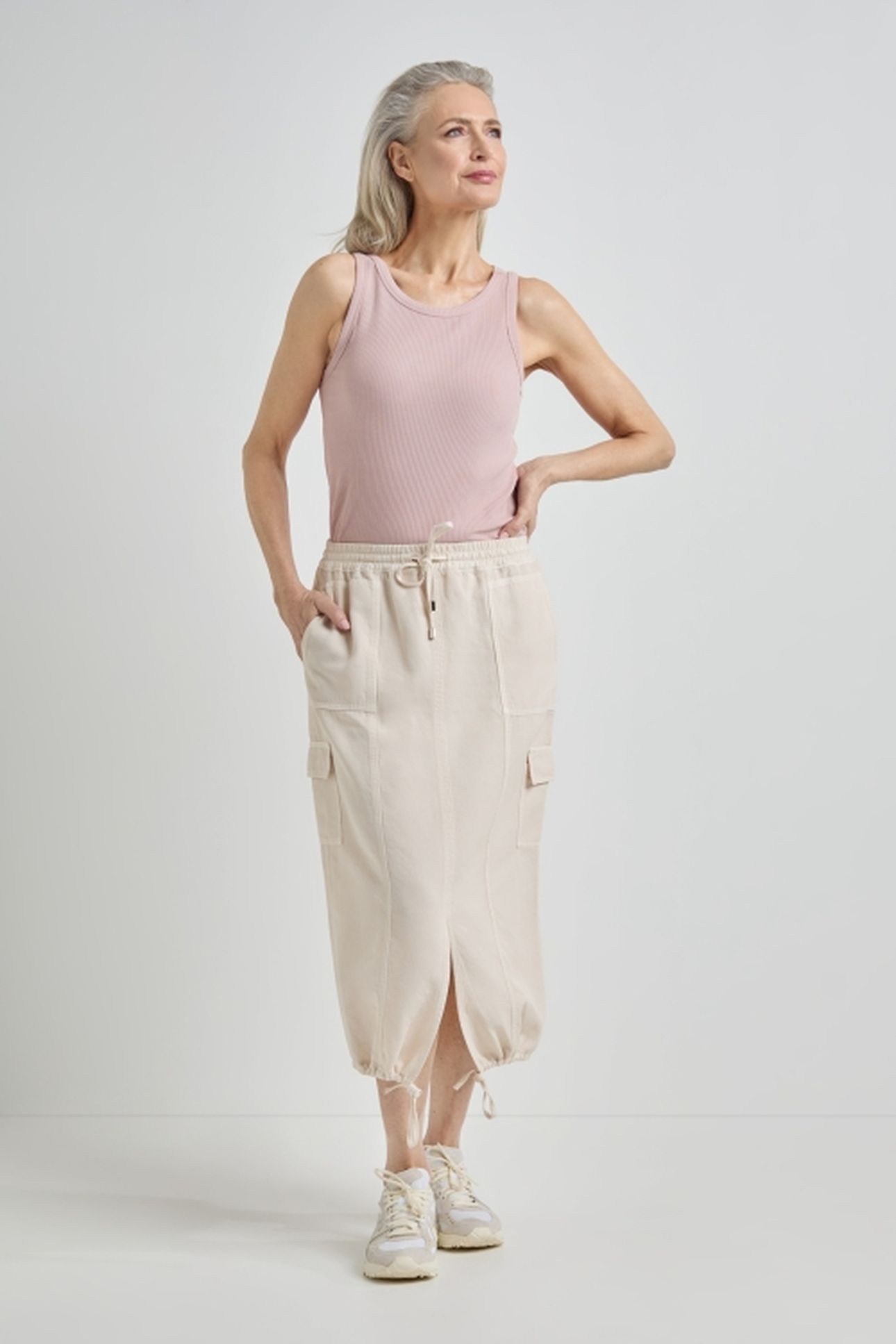 DOUTZEN TANK TOP MAUVE 2