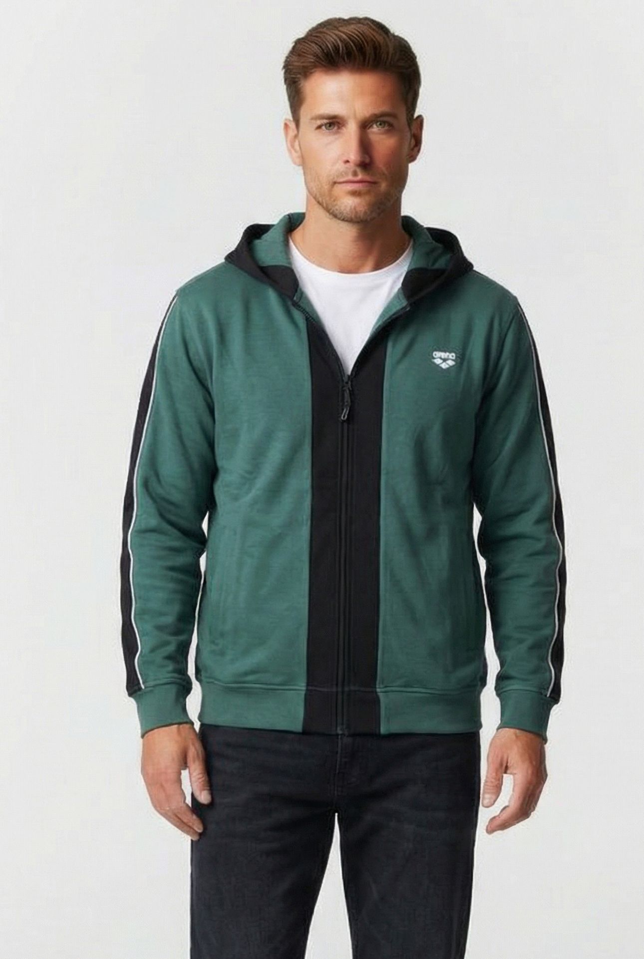 MAN HOODIE FULL ZIP GARDEN TOPIARY 18 5913 TPG 1