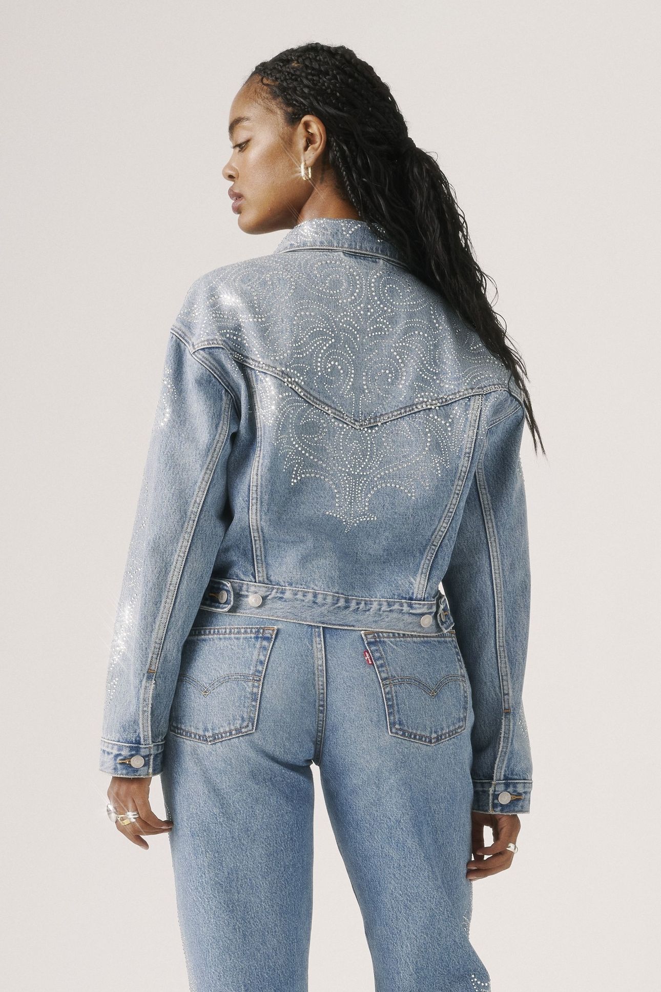 SHRUNKEN 90S NO PLEAT WESTERN CRYSTAL TR 2