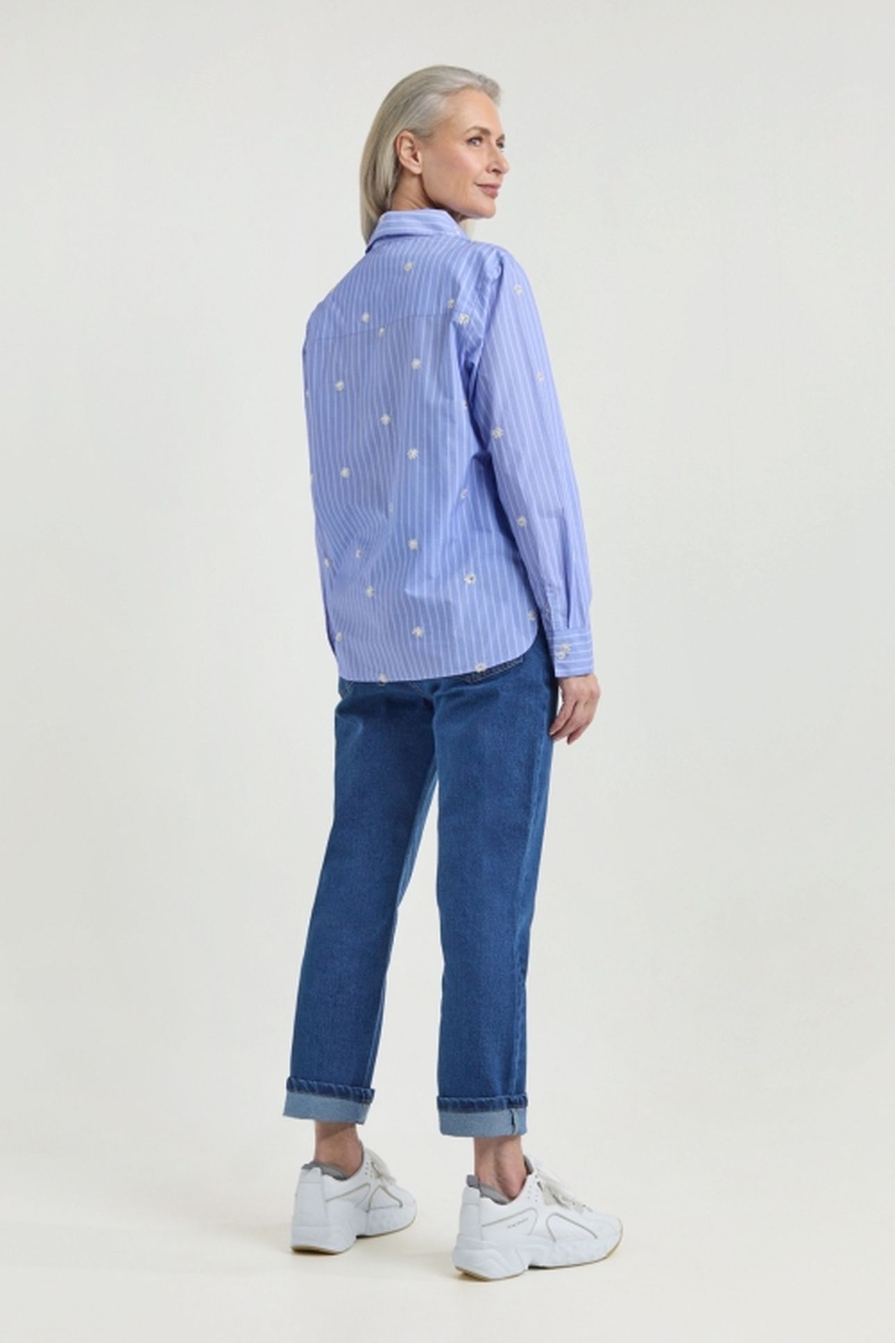 JUUL BLOUSE LAVENDER STRIPE 4