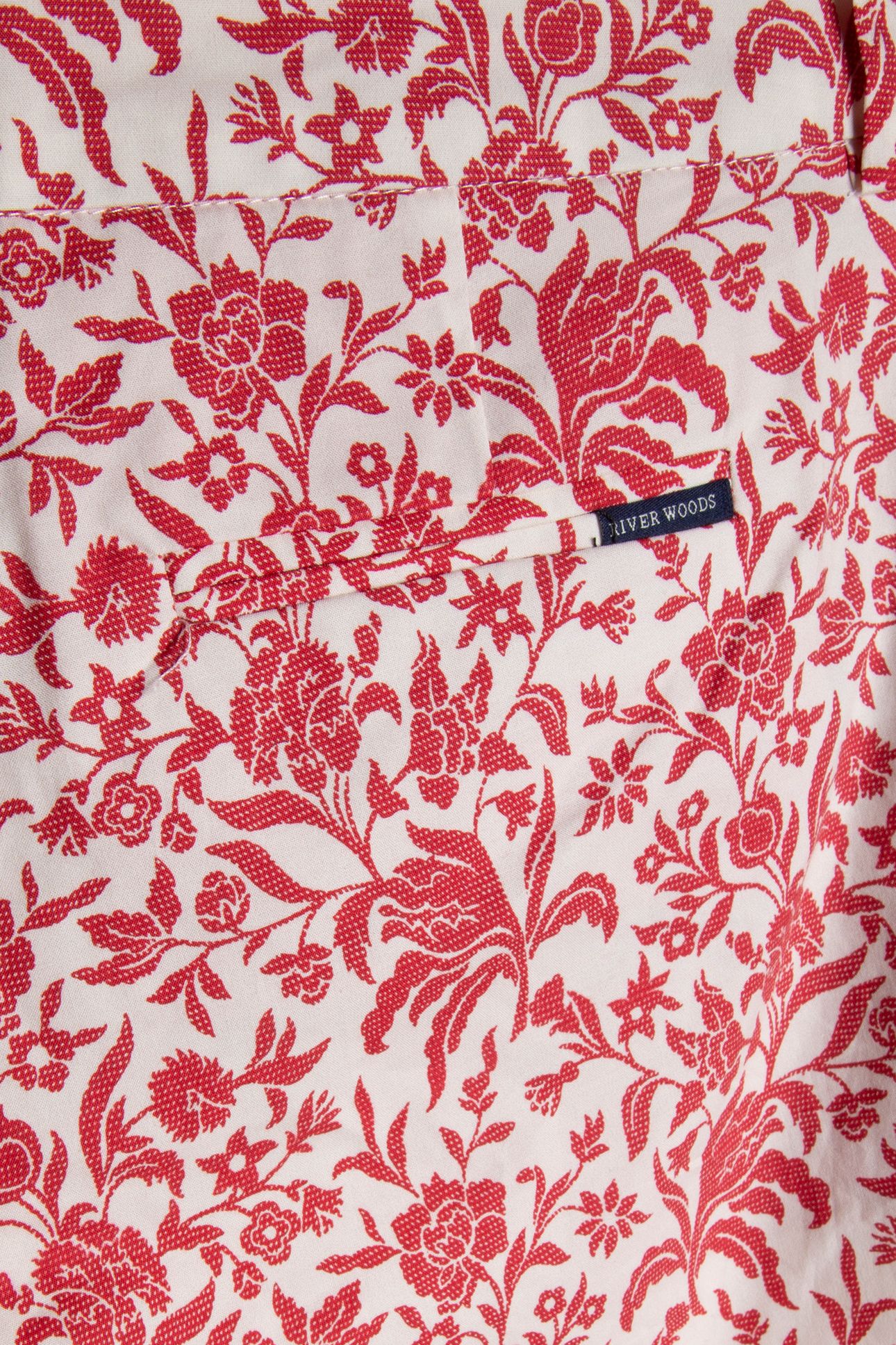 COTTON PANTS WITH PLEATS RED 4