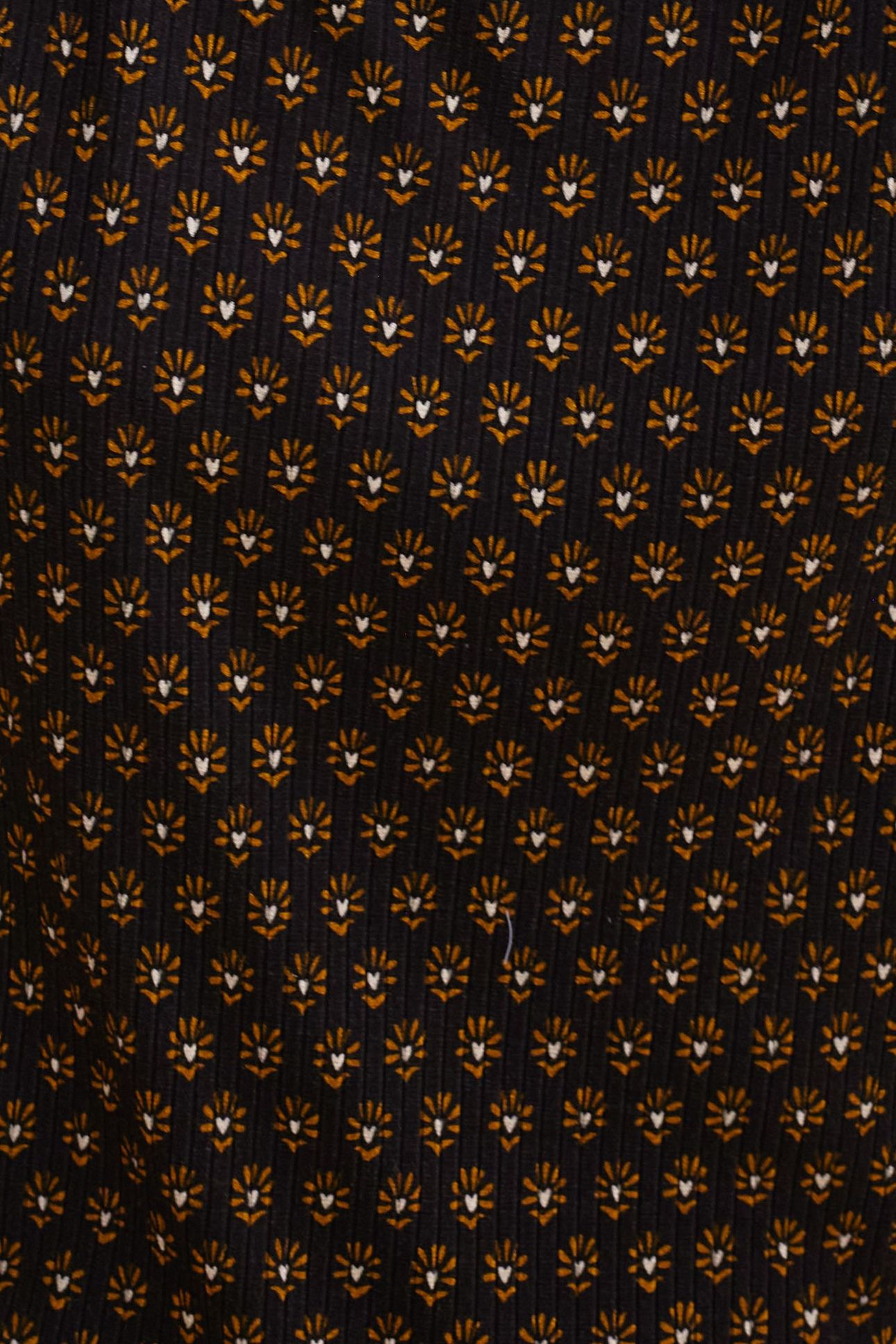 BLACK FLORAL-PRINT DRESS BLACK 7