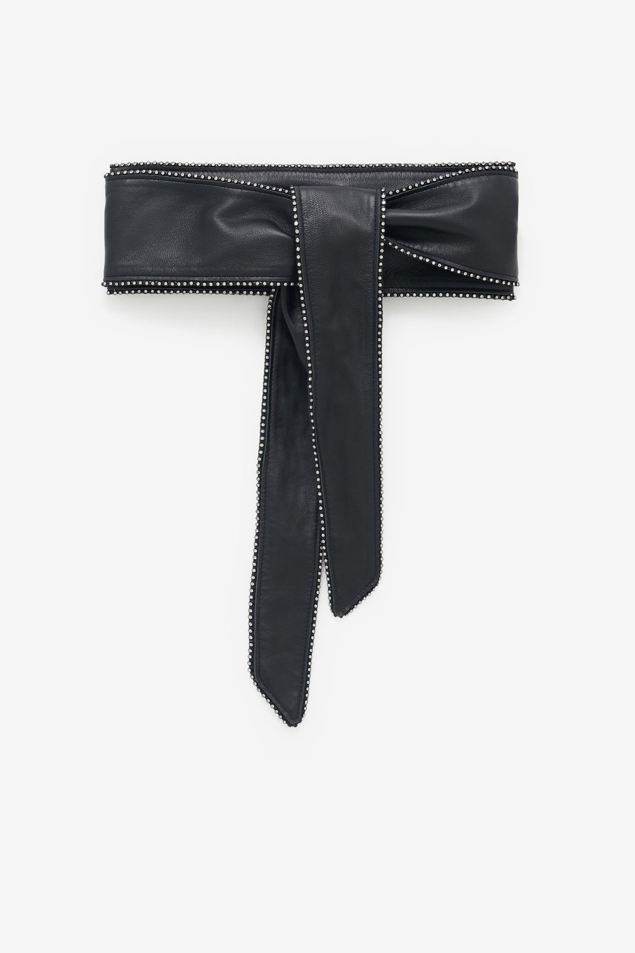 NERA CHAIN STRS OBI BELT BLACK / STRASS 1