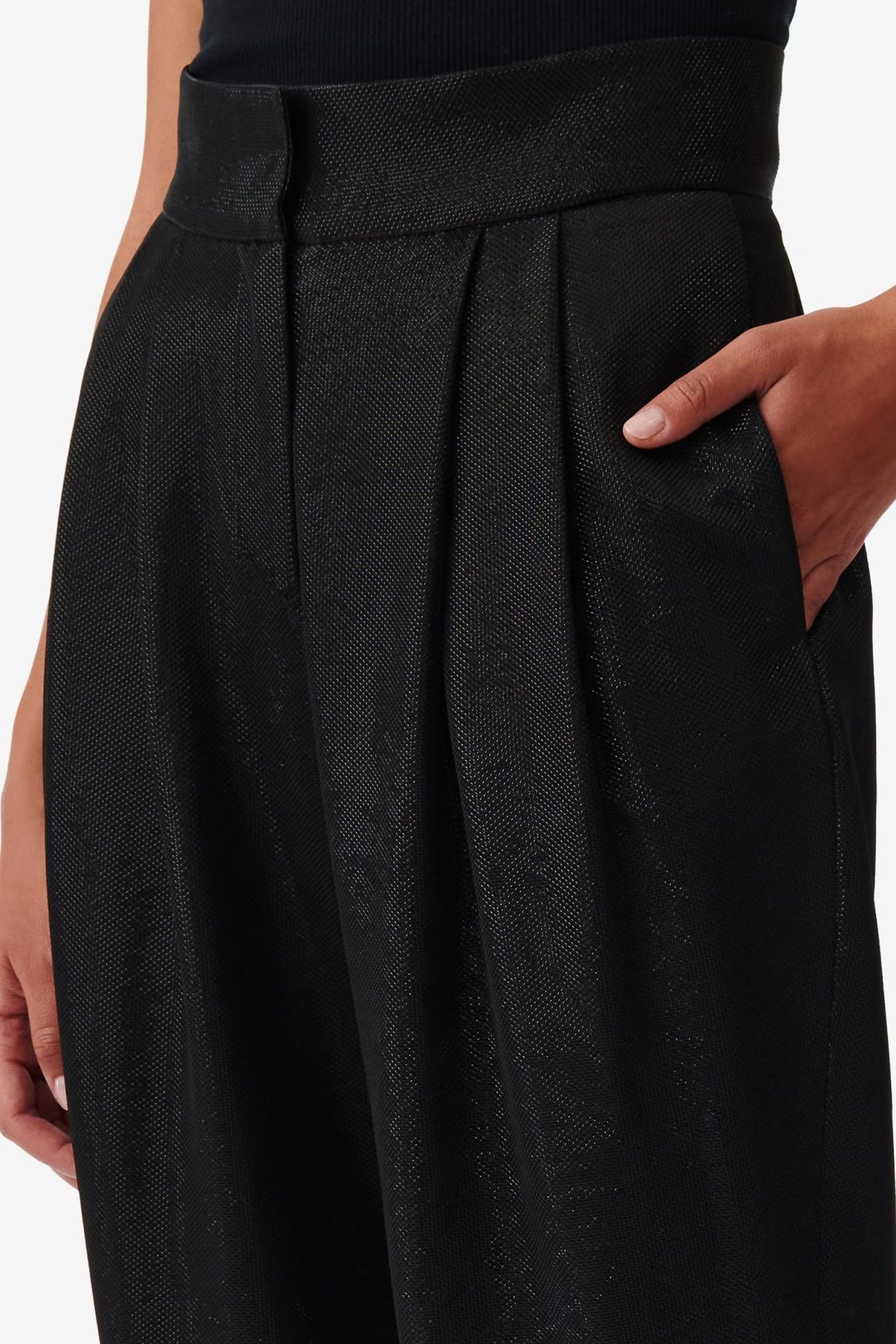 MARONA TROUSER SHINY BLACK 5