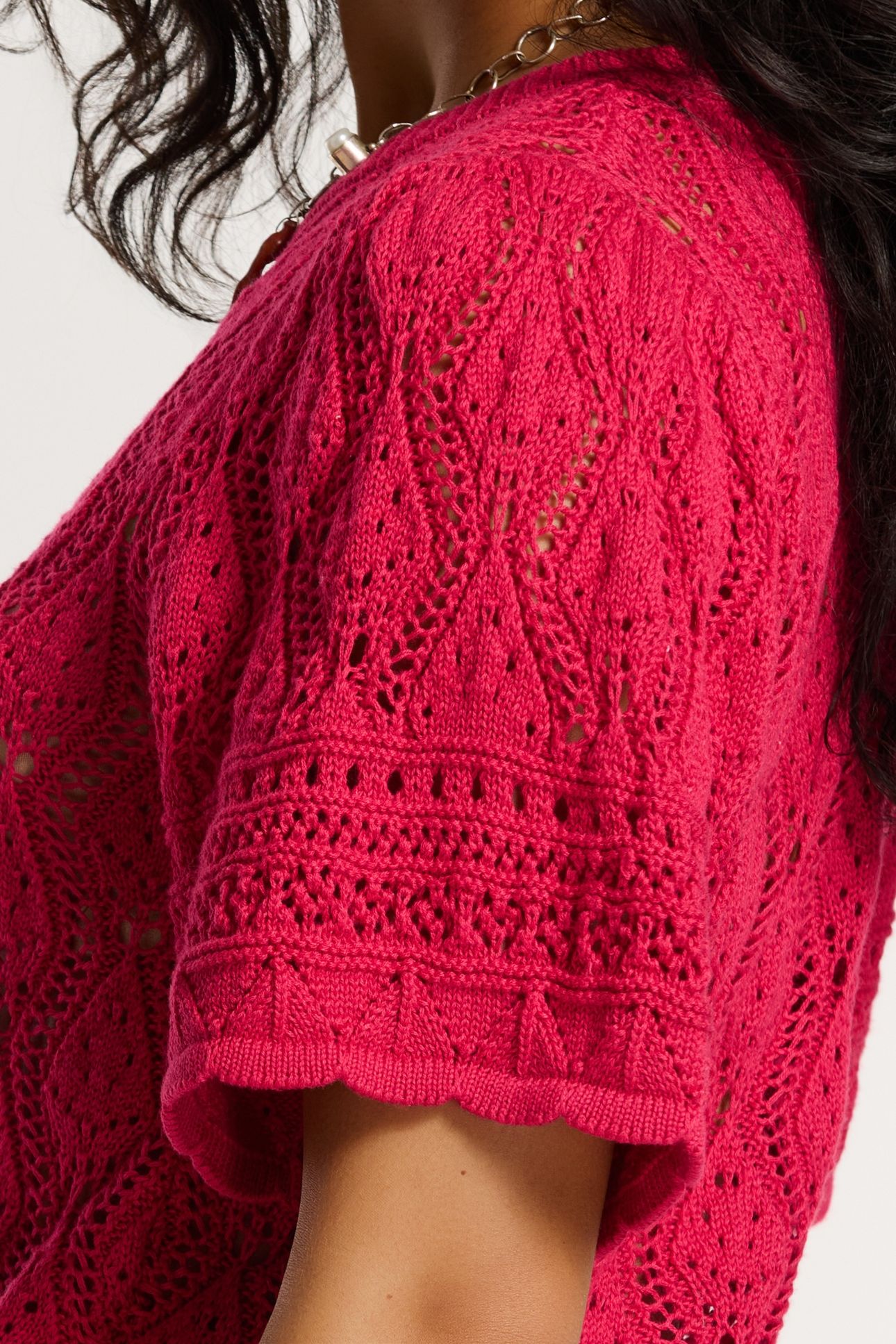 HANNAH SWEATER RED CERISE 8