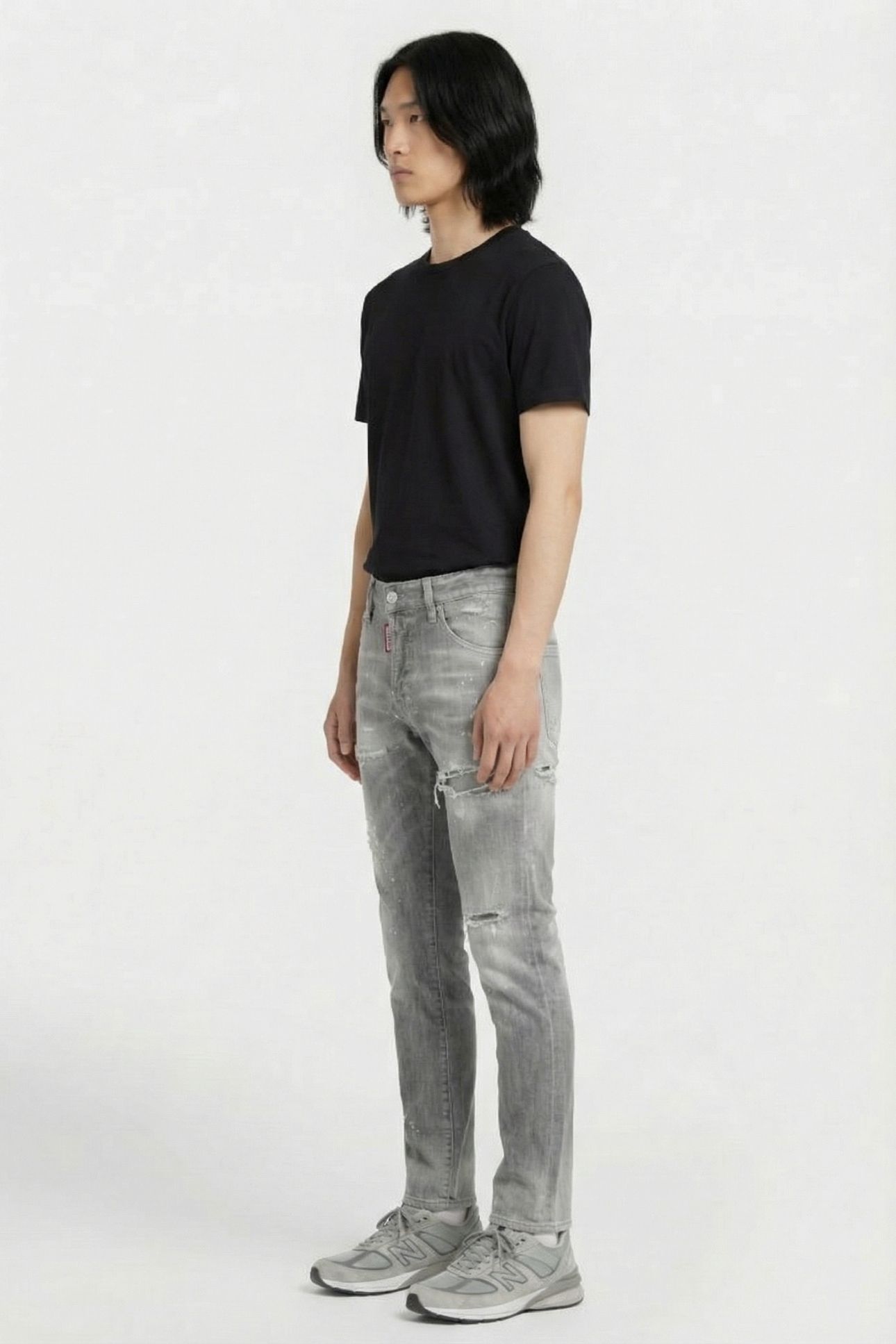 JEANS 5 POCKETS GREY 3