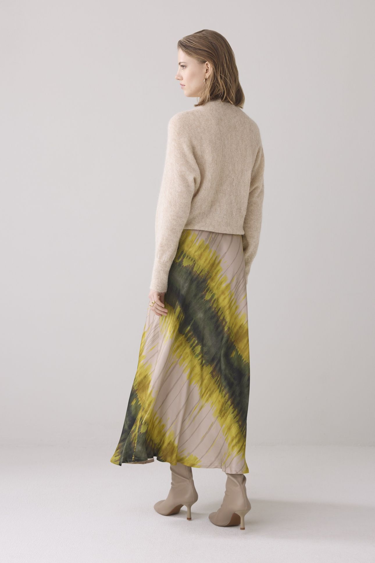 SKIRT TIE DYE STRIPE HEAVY MULTICOLOUR 2