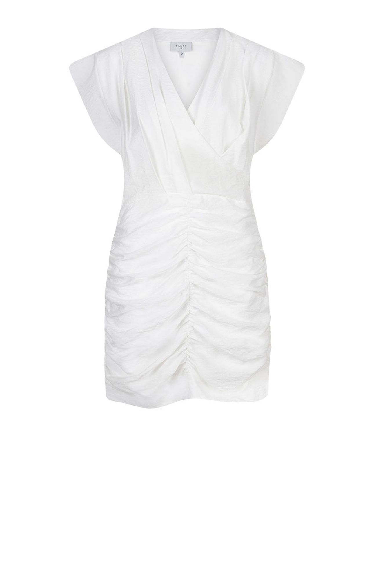 DARCY DRAPEY DRESS MILK WHITE 3