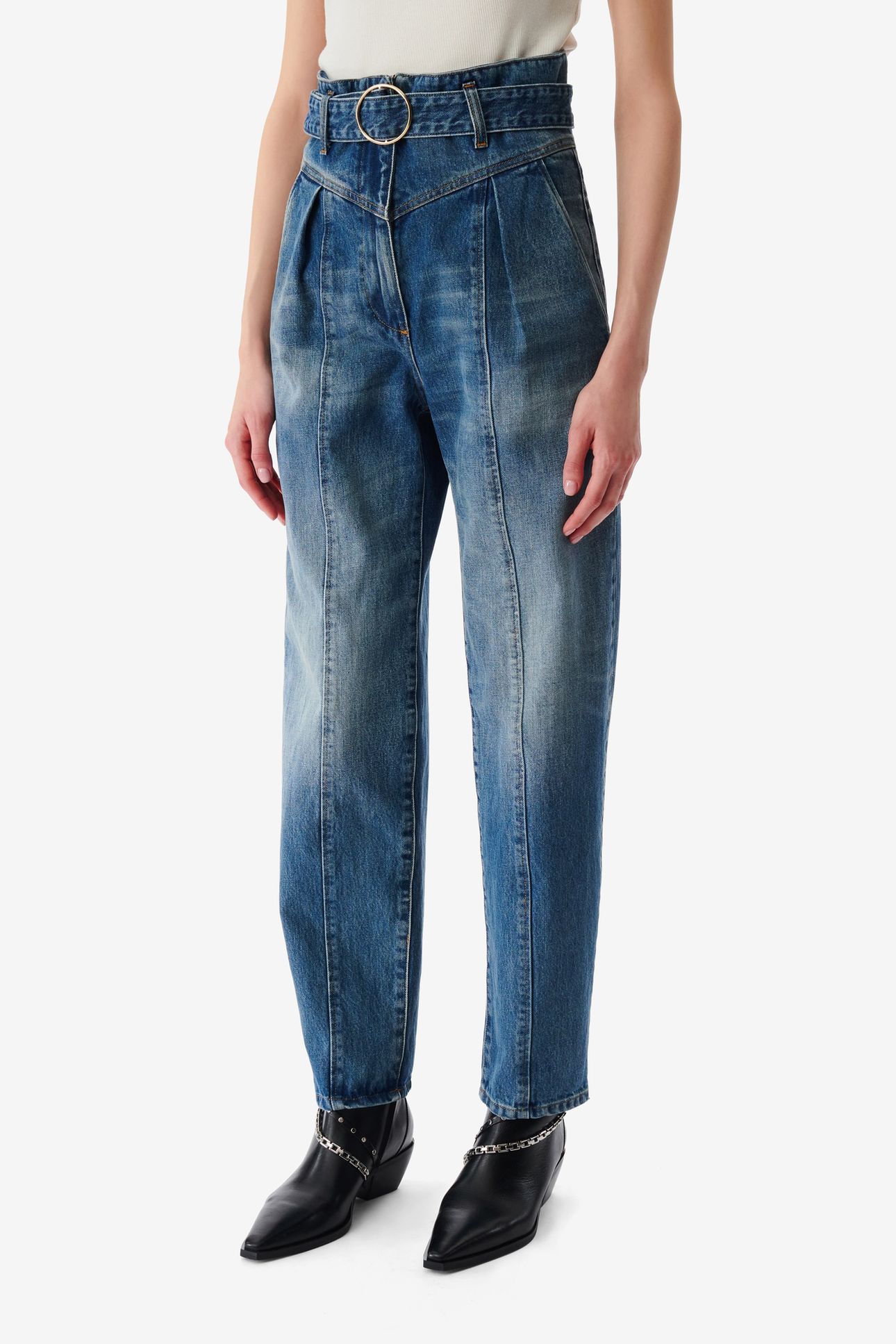 INDIO TROUSER MID BLUE USED 4