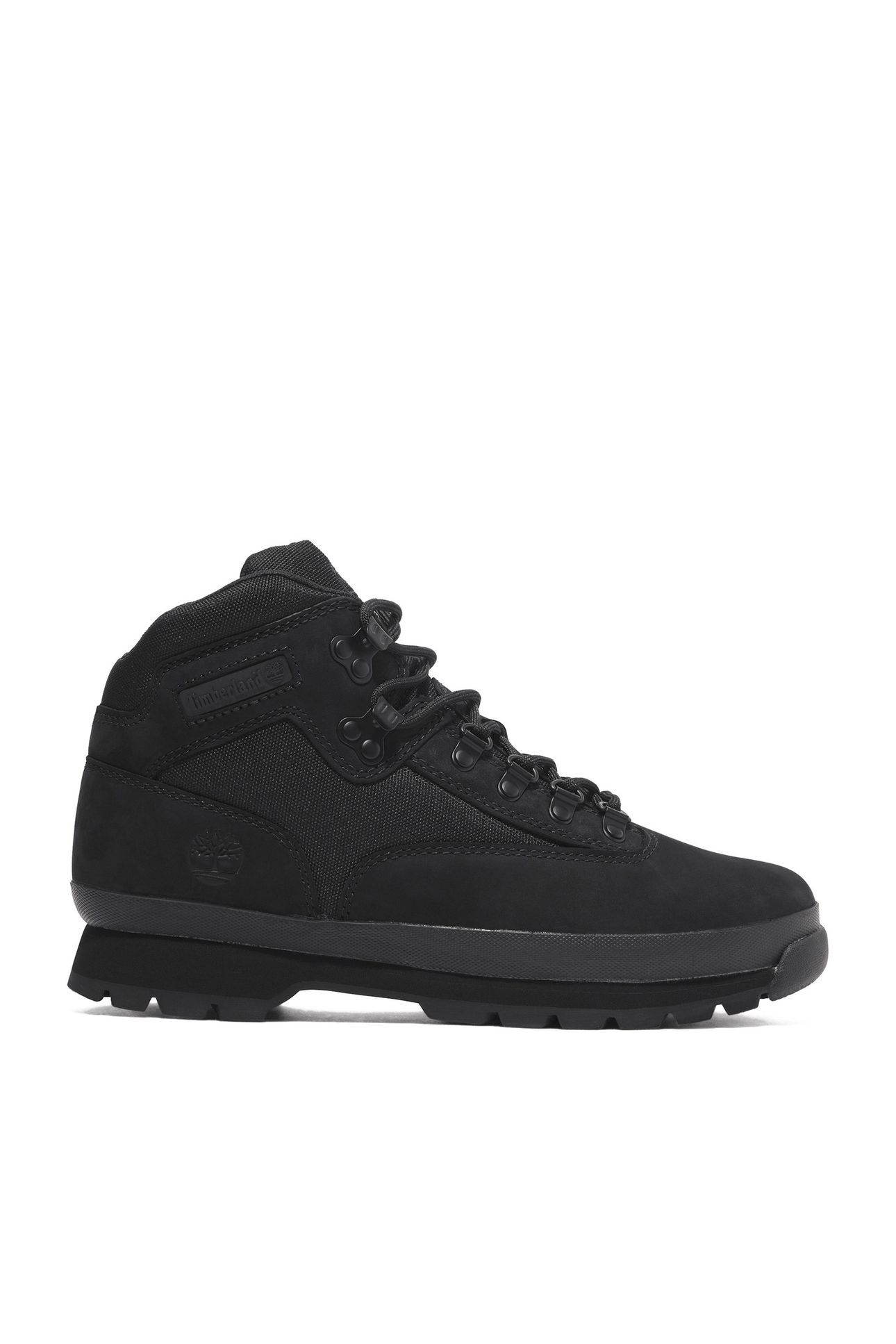 EURO HIKER MID LACE UP BOOT BLACK NUBUCK 1