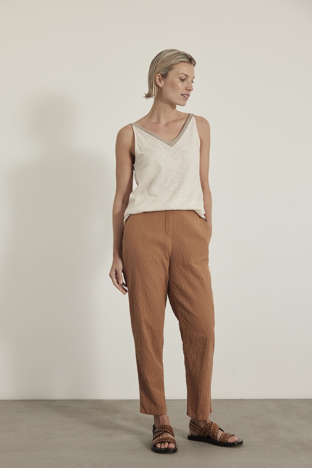 SENNA PANTS RUST 1