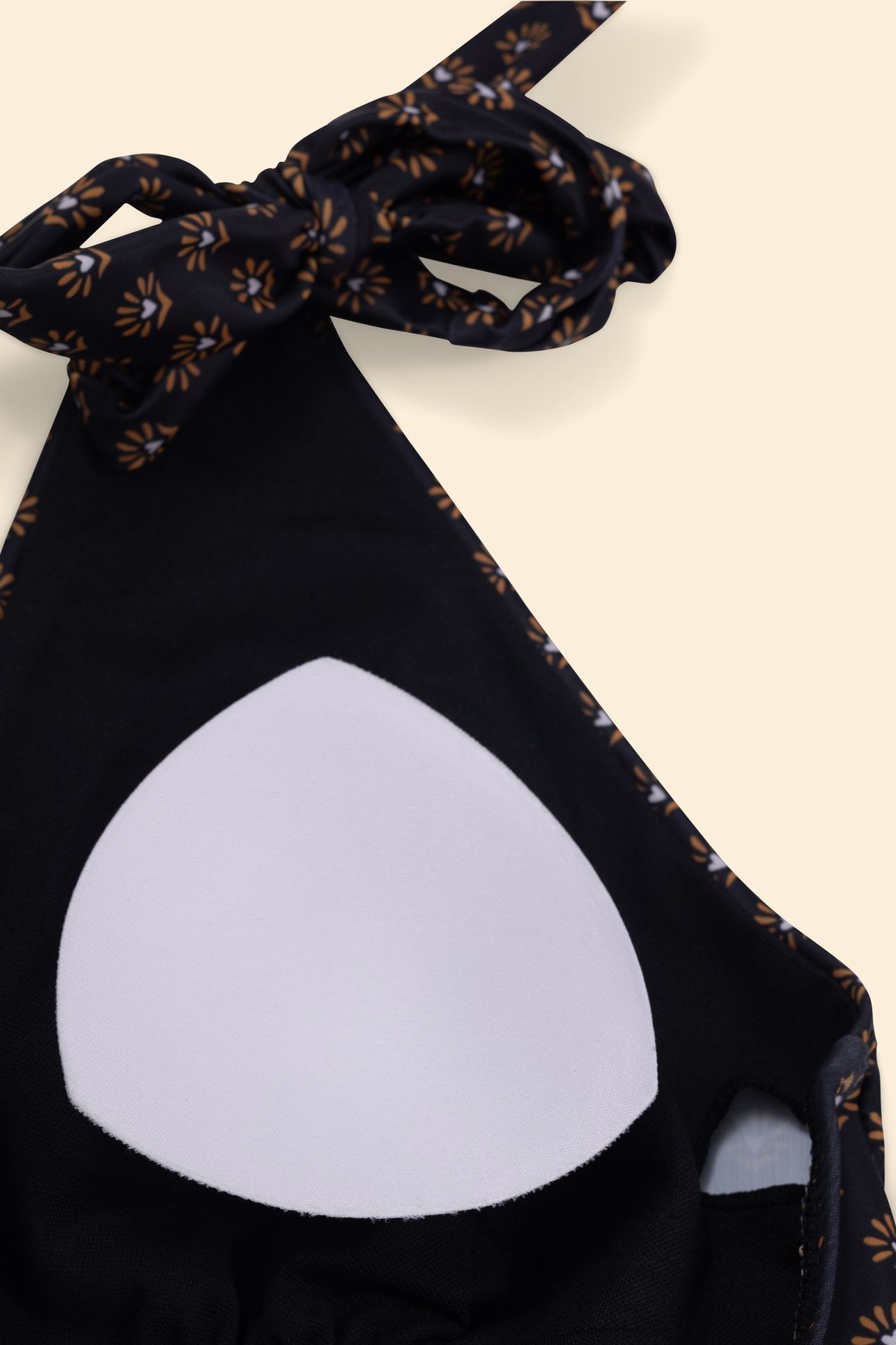 BLACK SWIMSUIT WITH FLORAL HEART PRINT BLACK 7