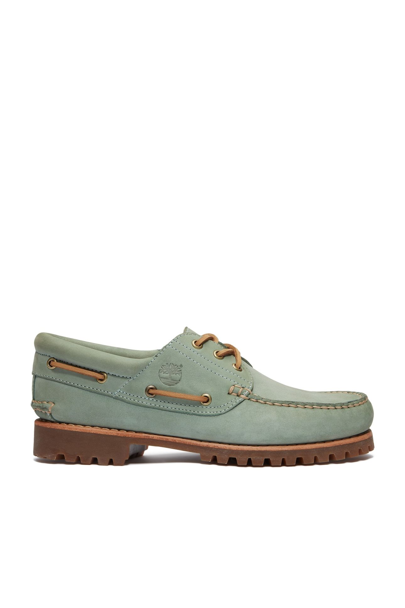 AUTHENTIC BOAT SHOE MEDIUM GREEN NUBUCK 1