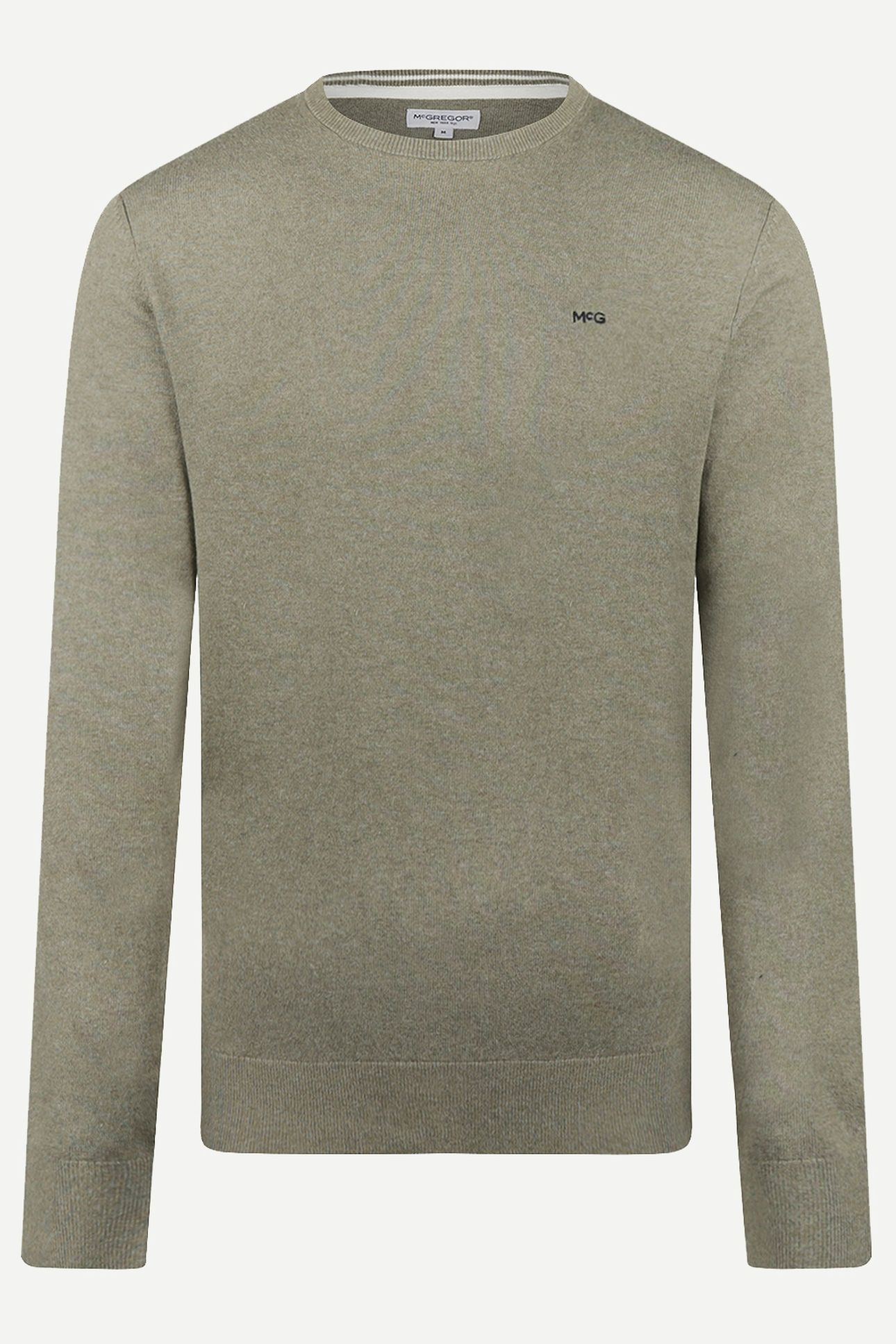 C-NECK SWEATER LIGHT OLIVE 1