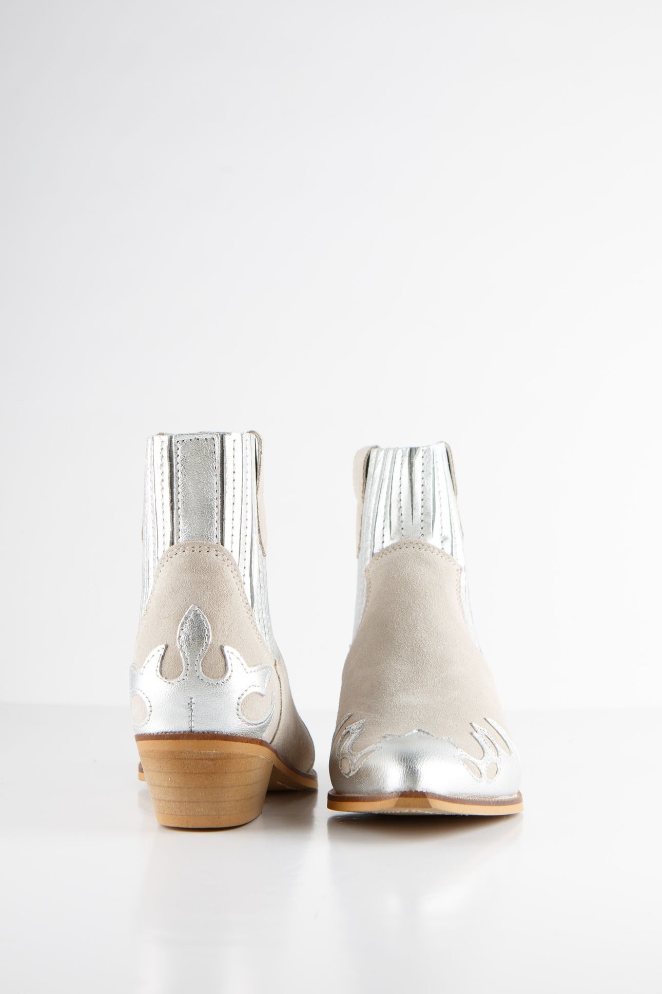 AUSTIN WESTERN SHOES SAND / SILVER 2