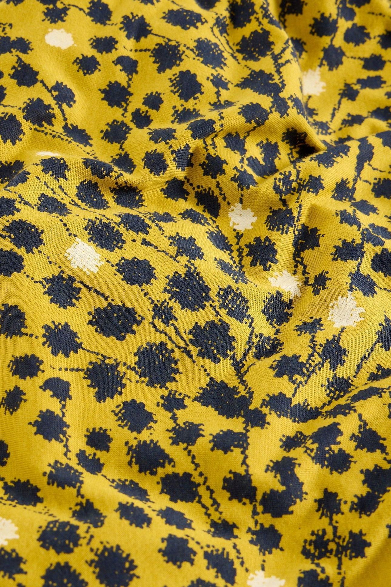 MADELINE JERSEY DRESS CHARTREUSE MULTI 4