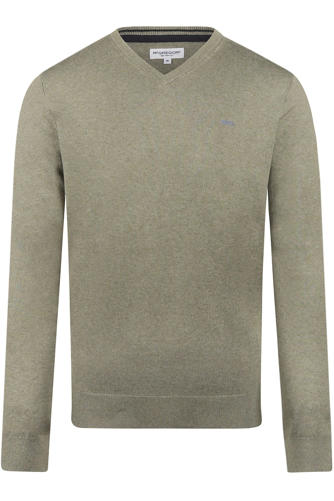 V-NECK SWEATER LIGHT OLIVE 1