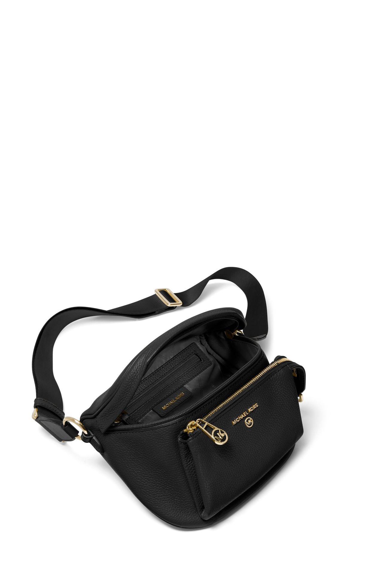 MEDIUM SLING PACK MESSENGER BAG BLACK 4