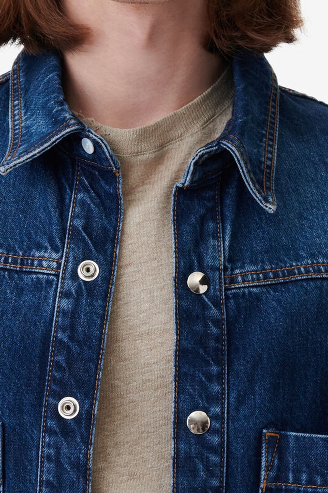 KOSSE OVERSHIRT MID BLUE 5