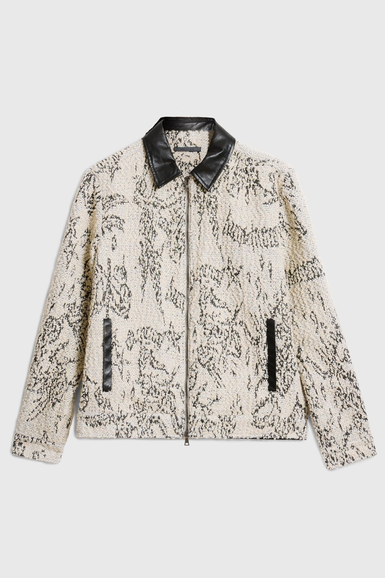 CORDOVA REGULAR FIT COLLAR JACKET IN BOU TWINE 2