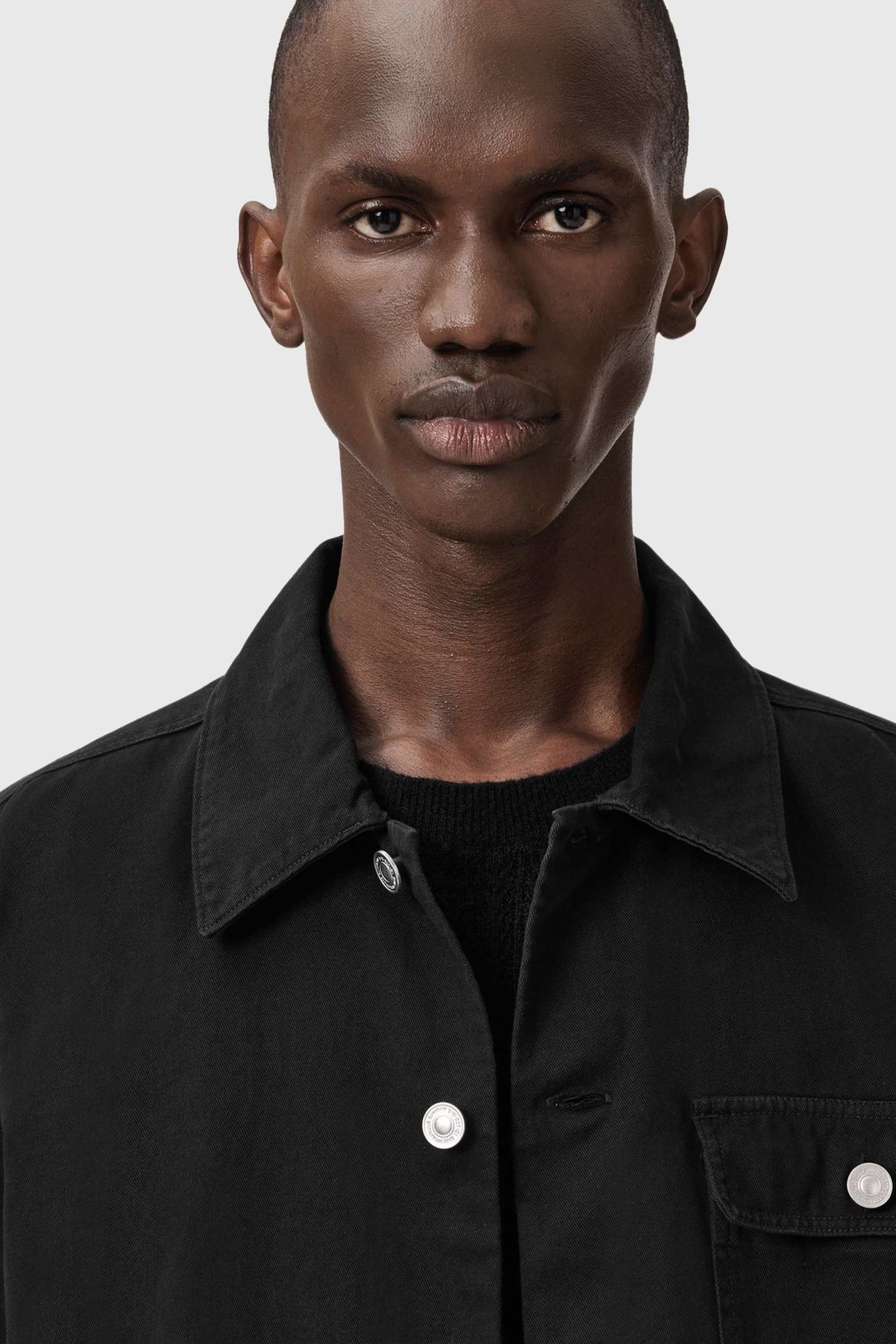 NEVIS CHORE SHIRT BURNISHED BLACK 7