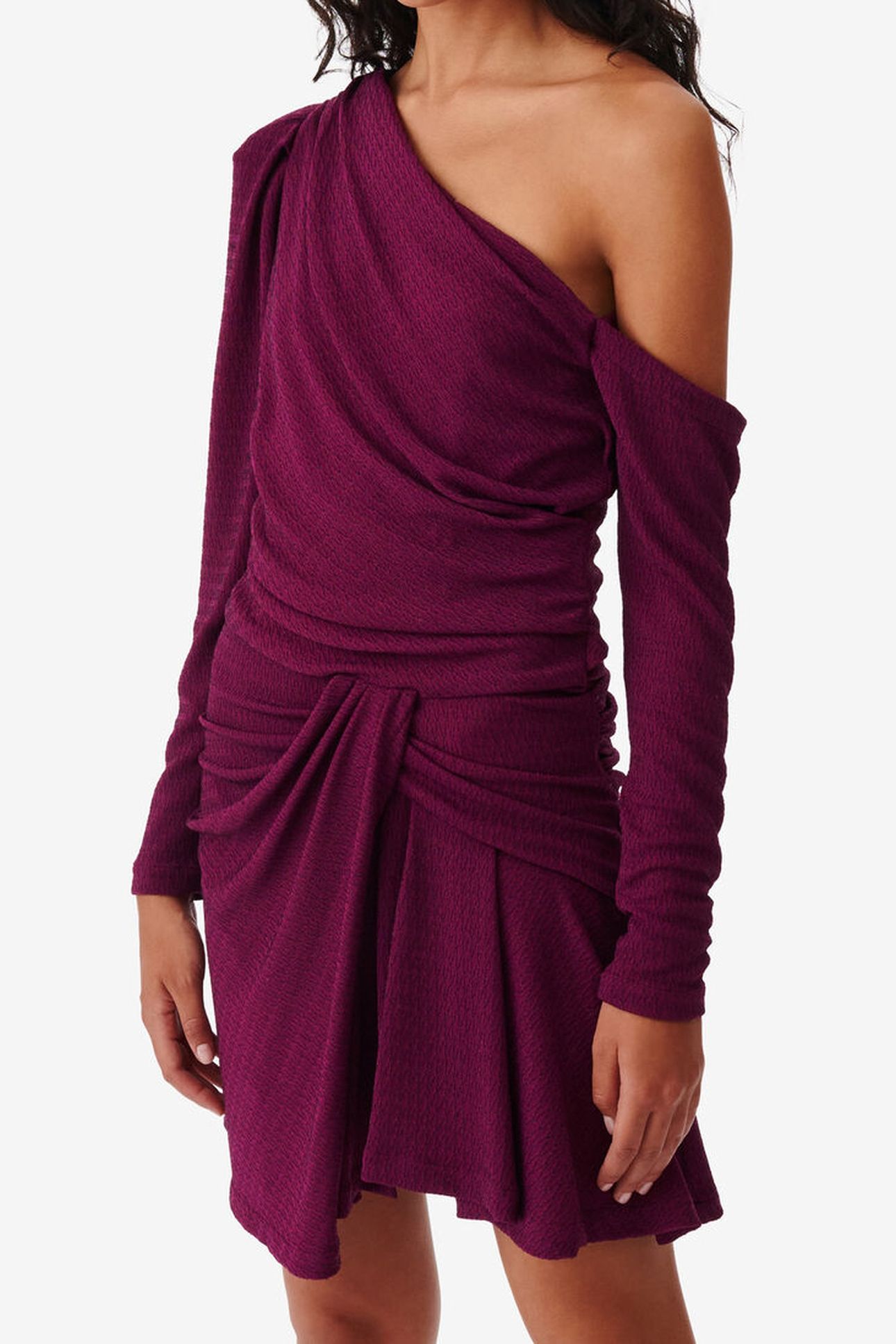 MERIMI DRESS FUSHIA/BLACK 4