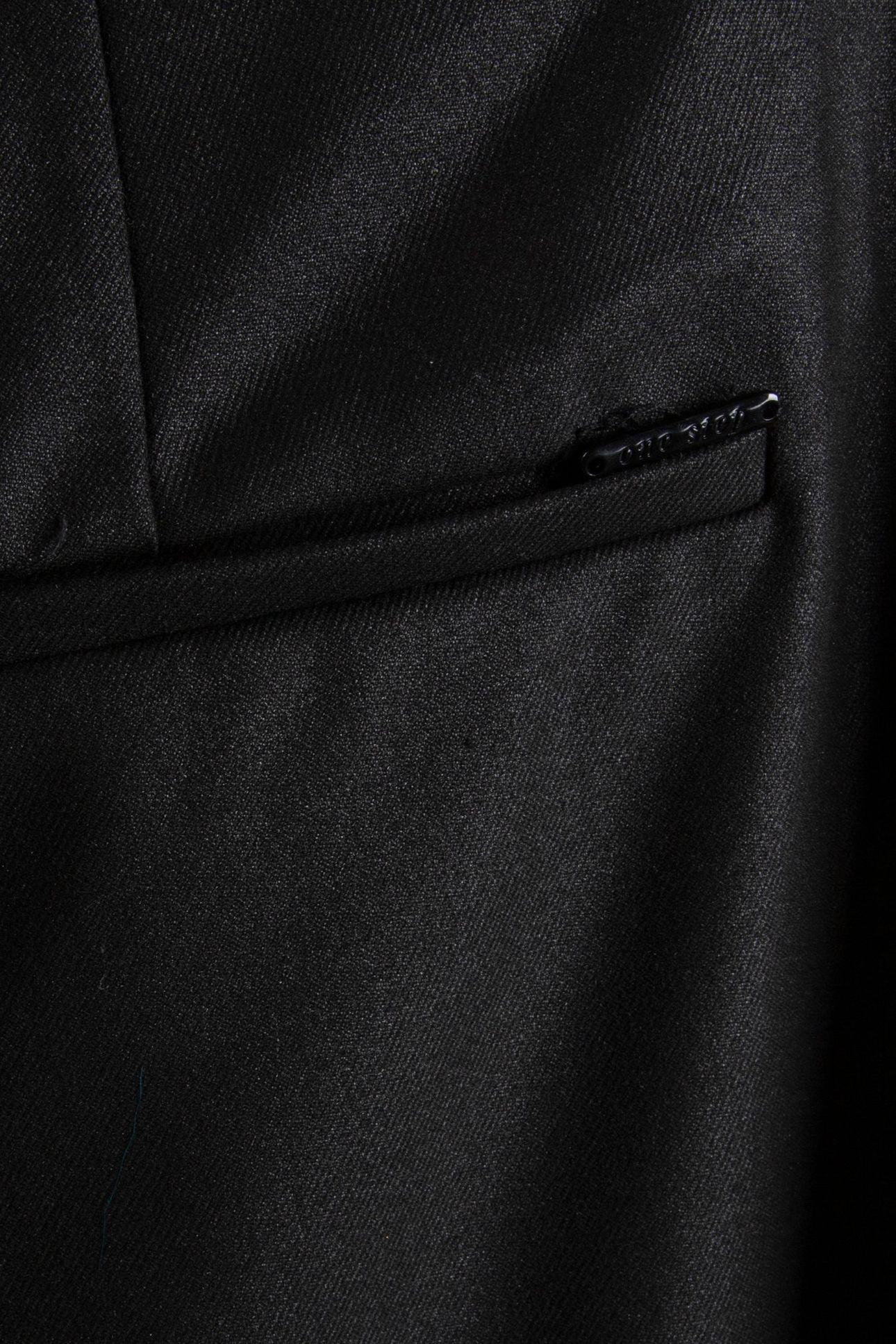 PAN - BLACK COATED CIGARETTE PANTS HIGH WAIST 7/8 4